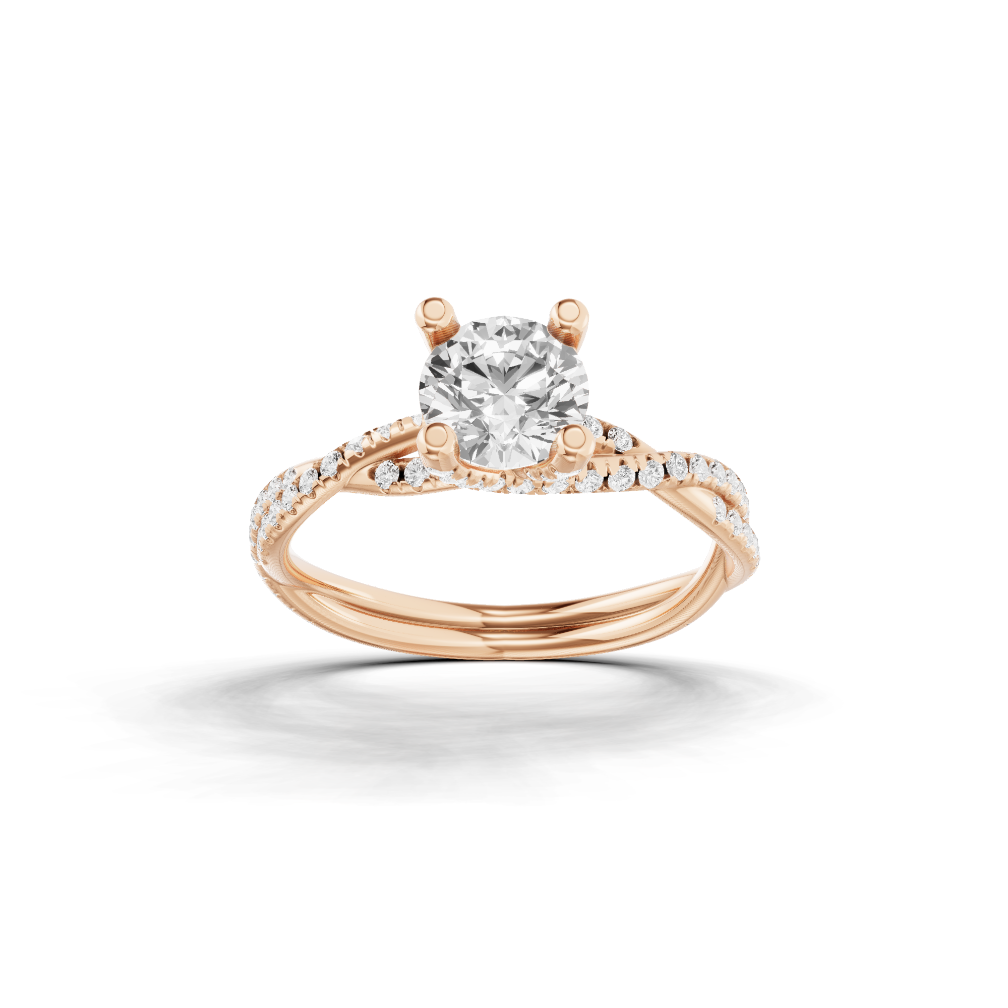 Entwined Engagement Ring