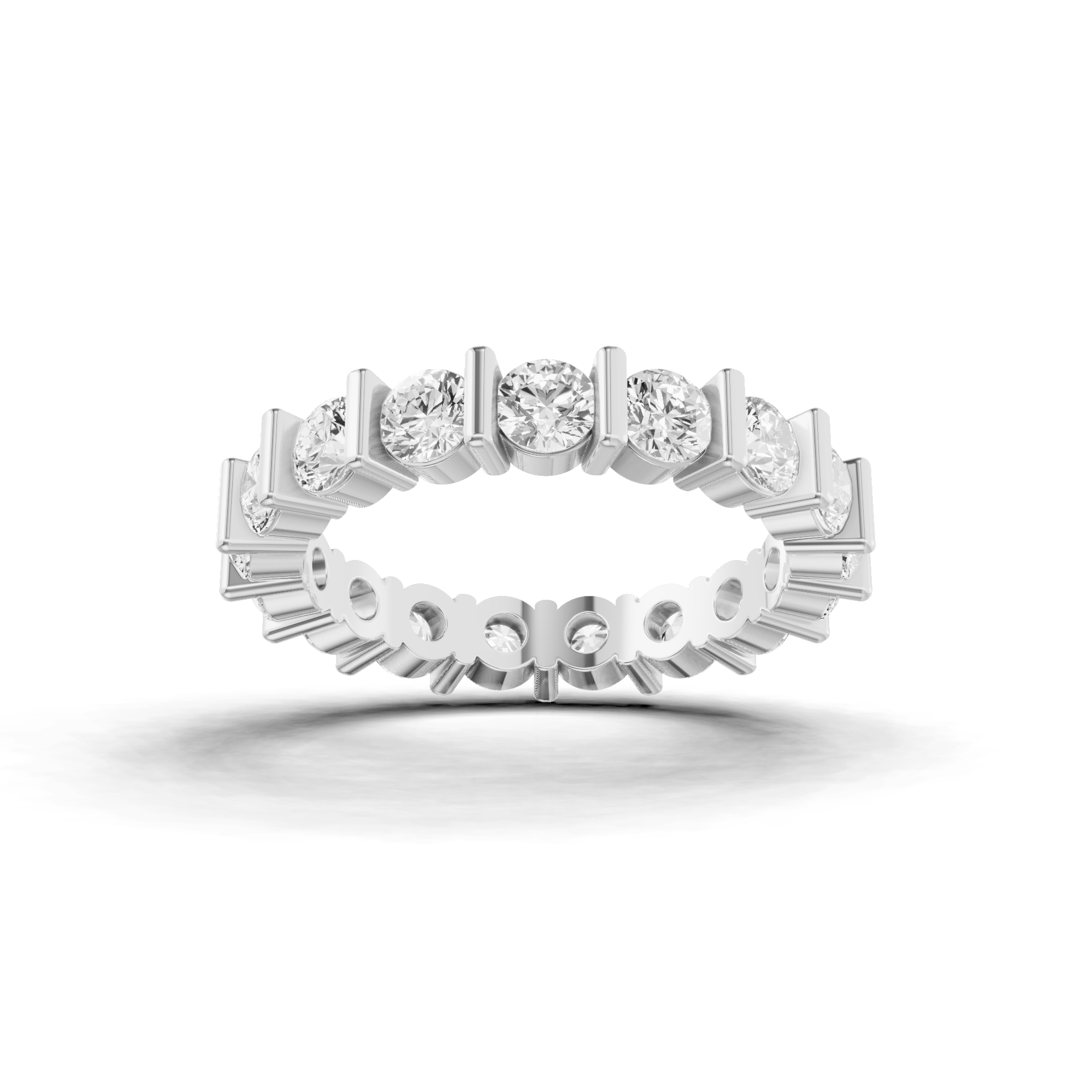 Large Round Eternity Band 2.4 CT