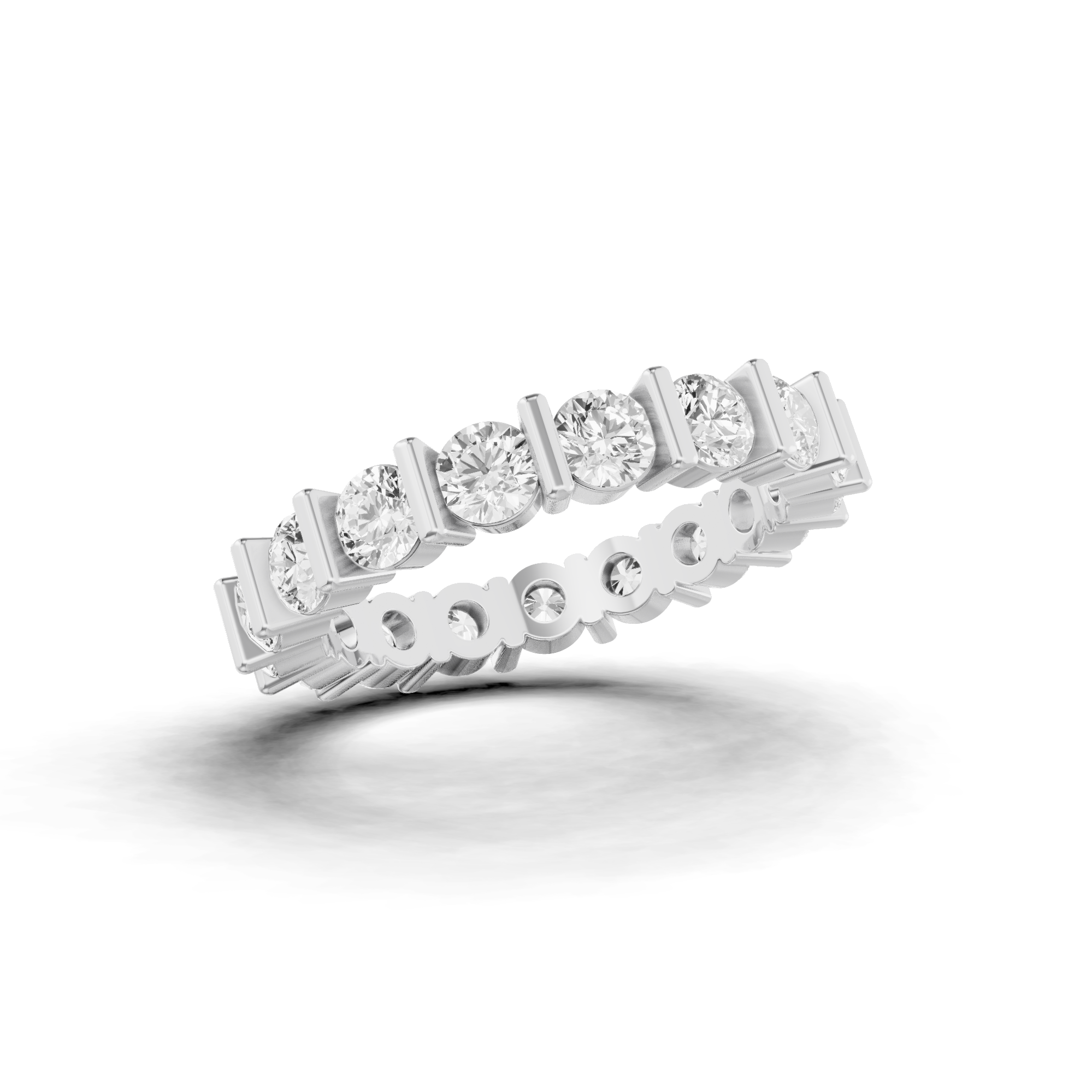 Large Round Eternity Band 2.4 CT