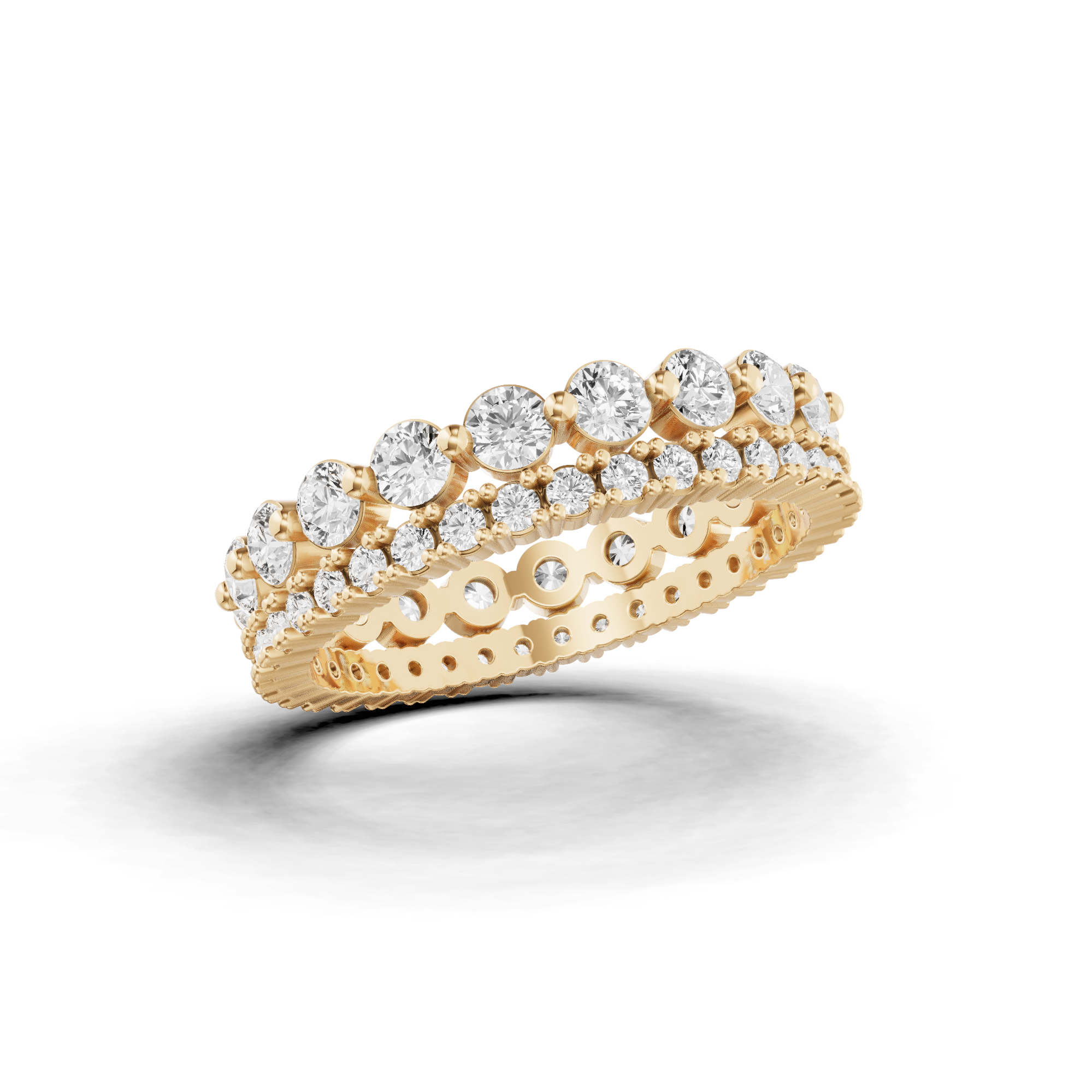 Statement Eternity Ring Set