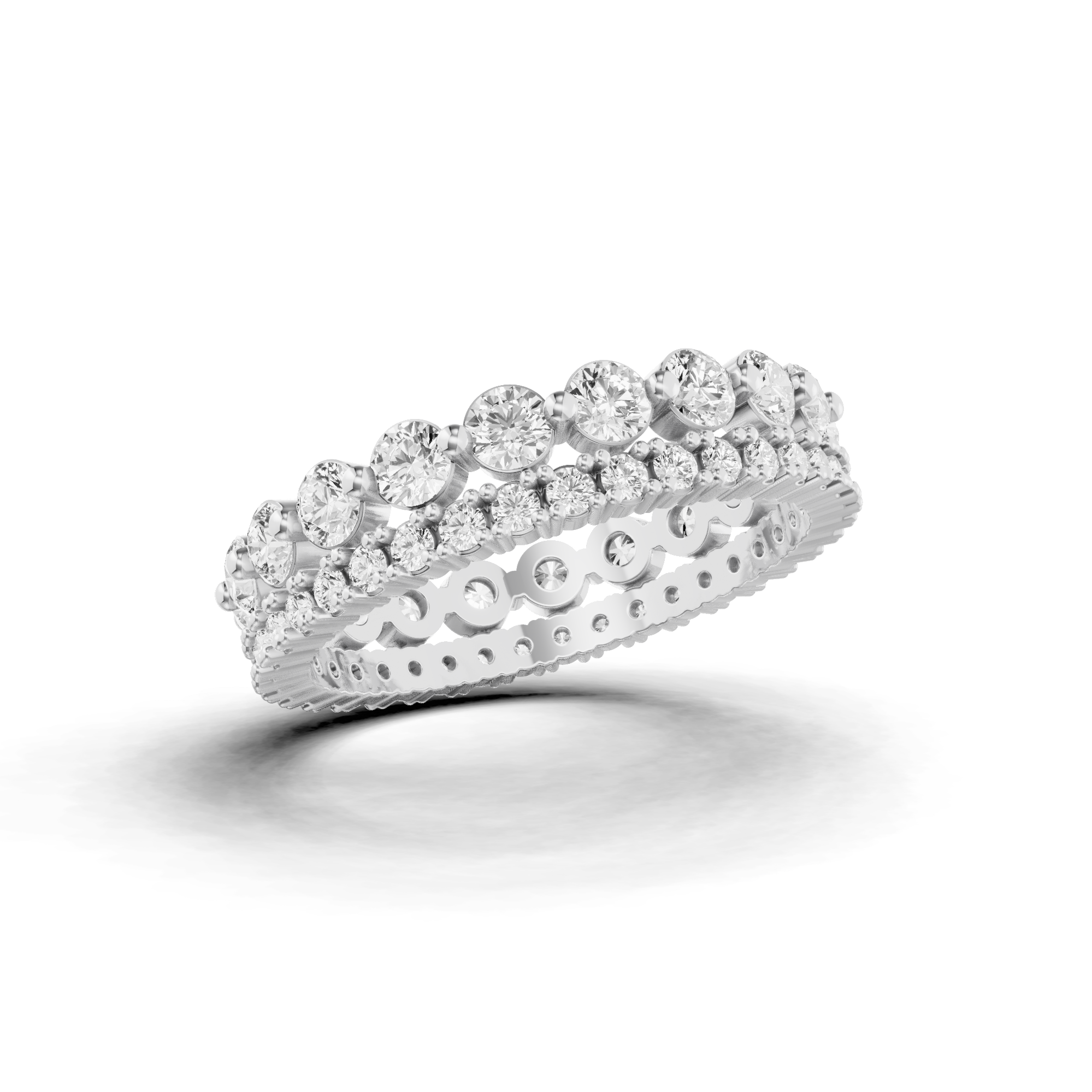Statement Eternity Ring Set