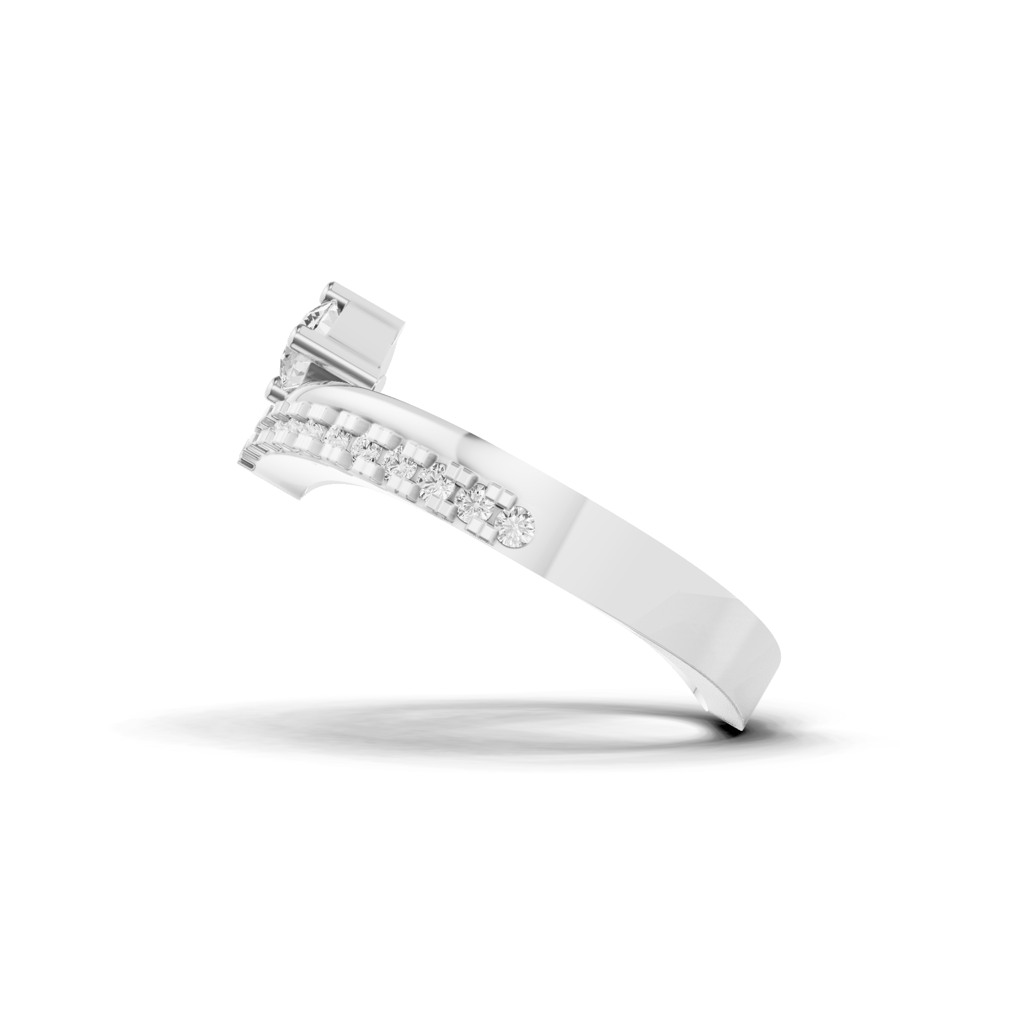 V-Shaped Engagement Ring