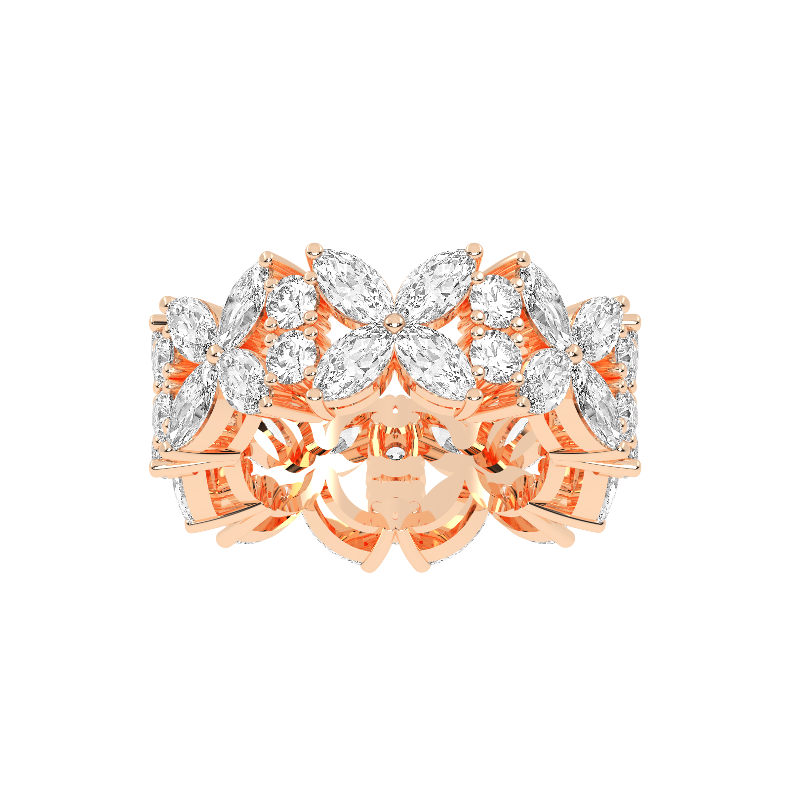 Floral Eternity Ring