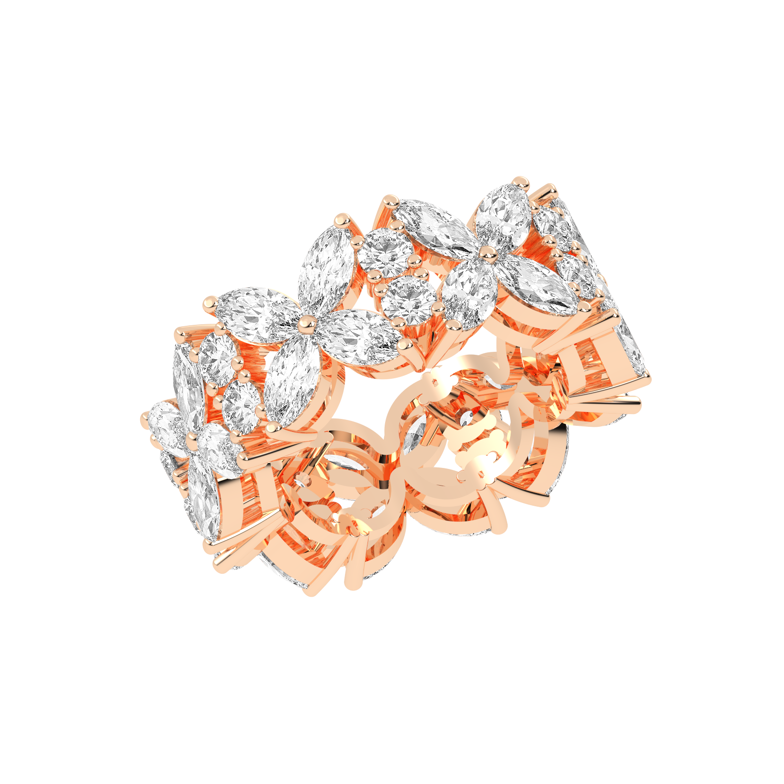 Floral Eternity Ring