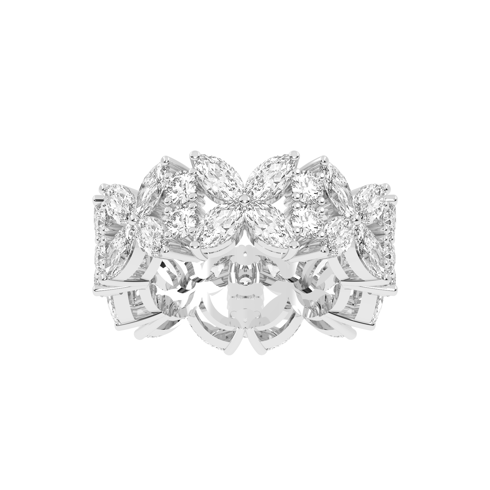 Floral Eternity Ring
