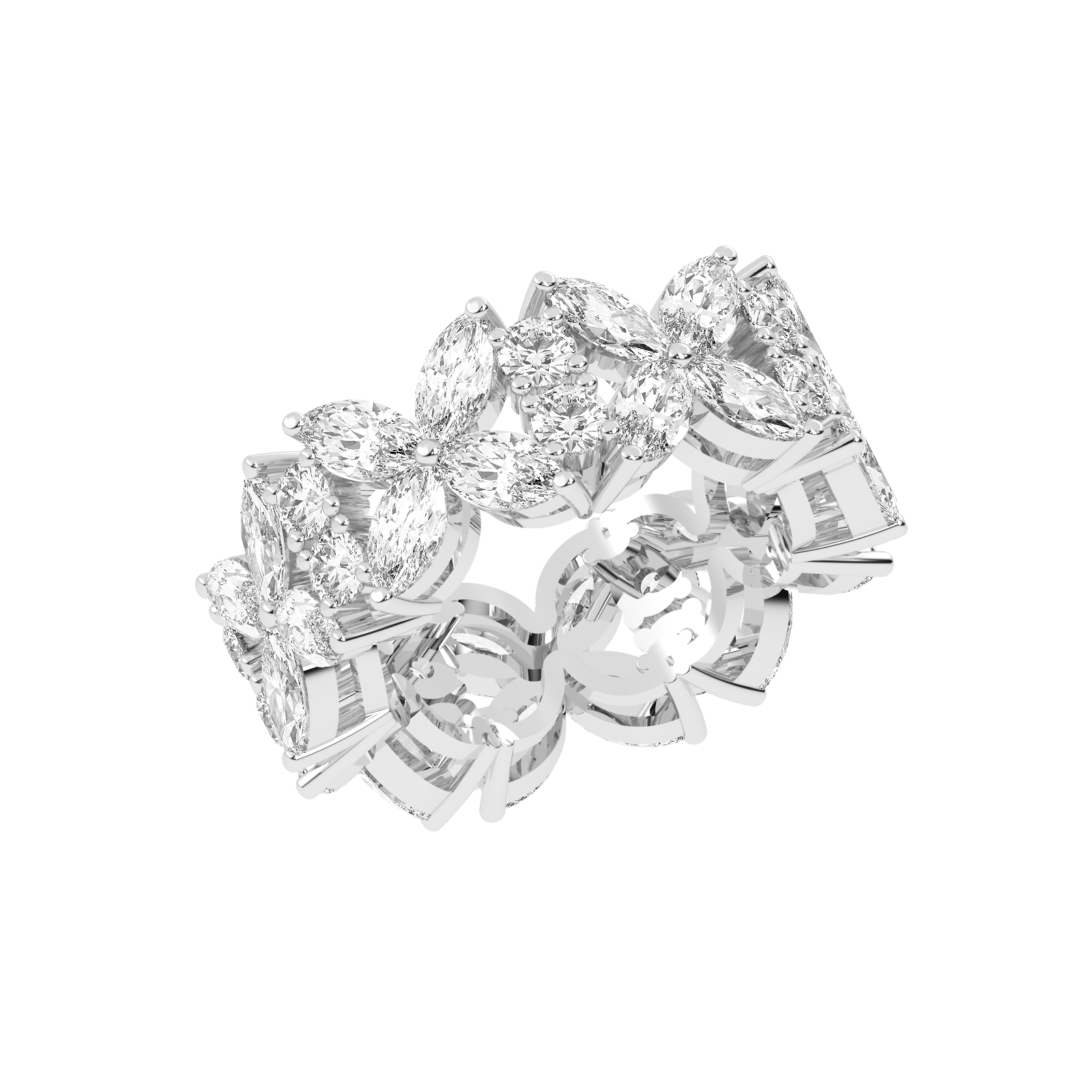 Floral Eternity Ring