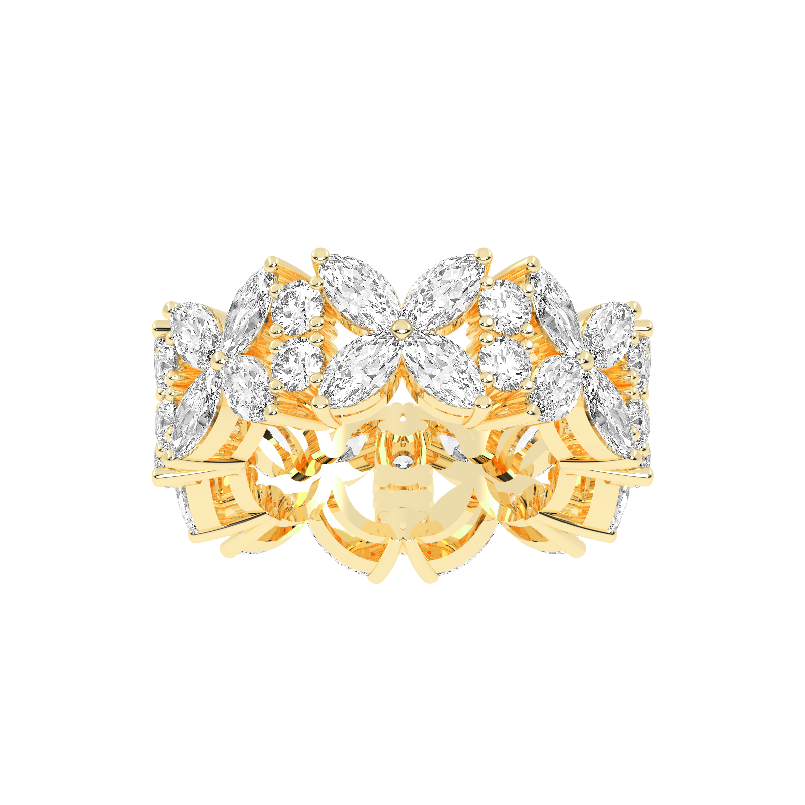 Floral Eternity Ring