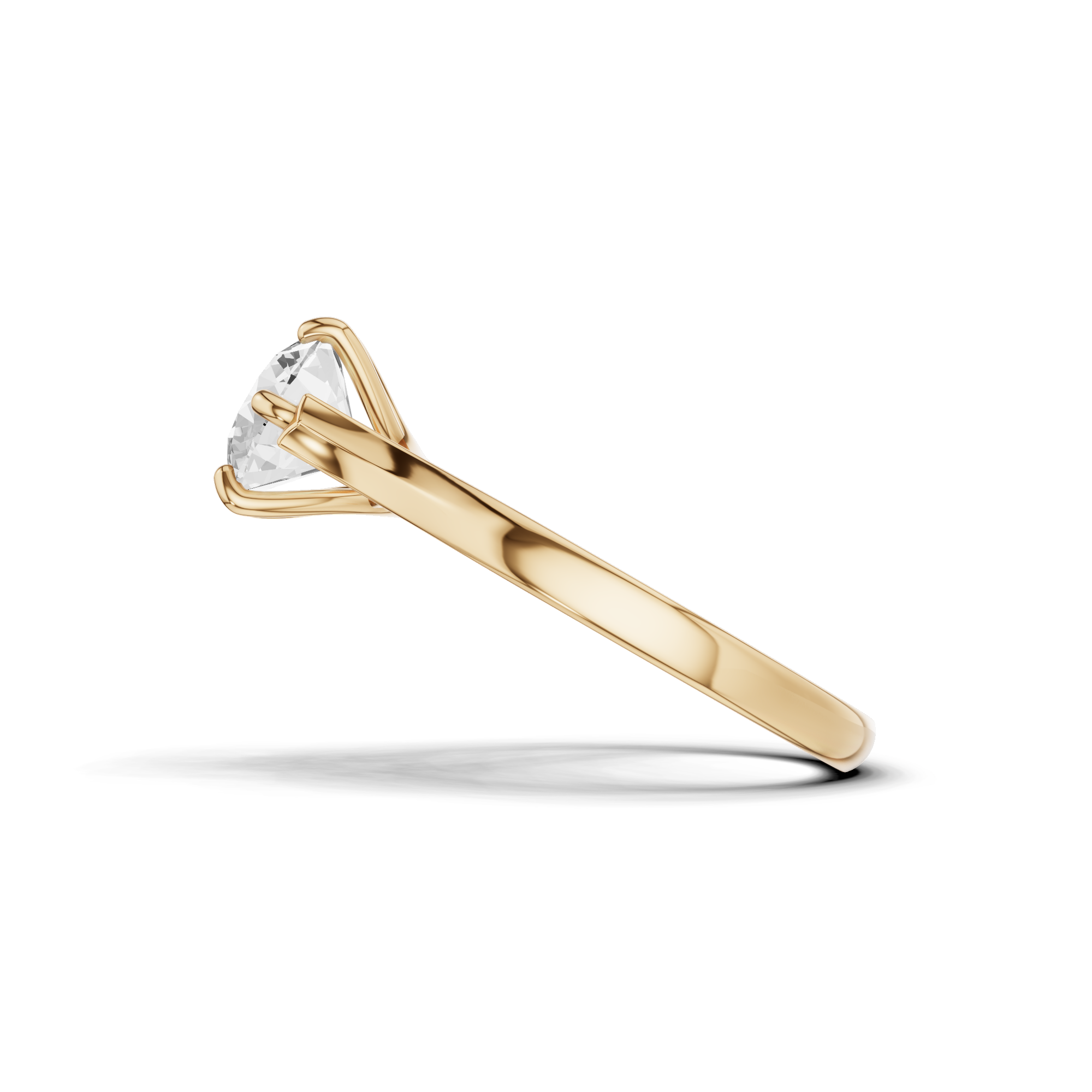 Classic Round Solitaire Engagement Ring