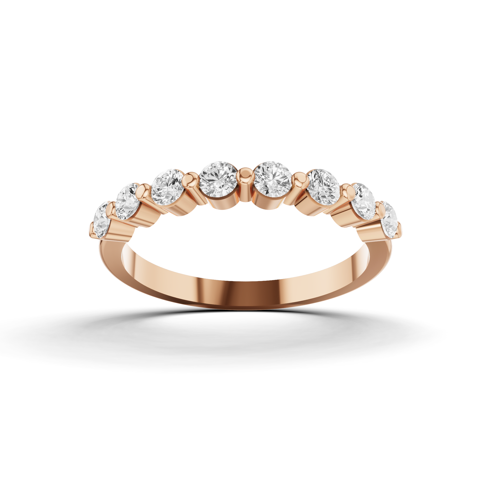 Half Round Wedding Band