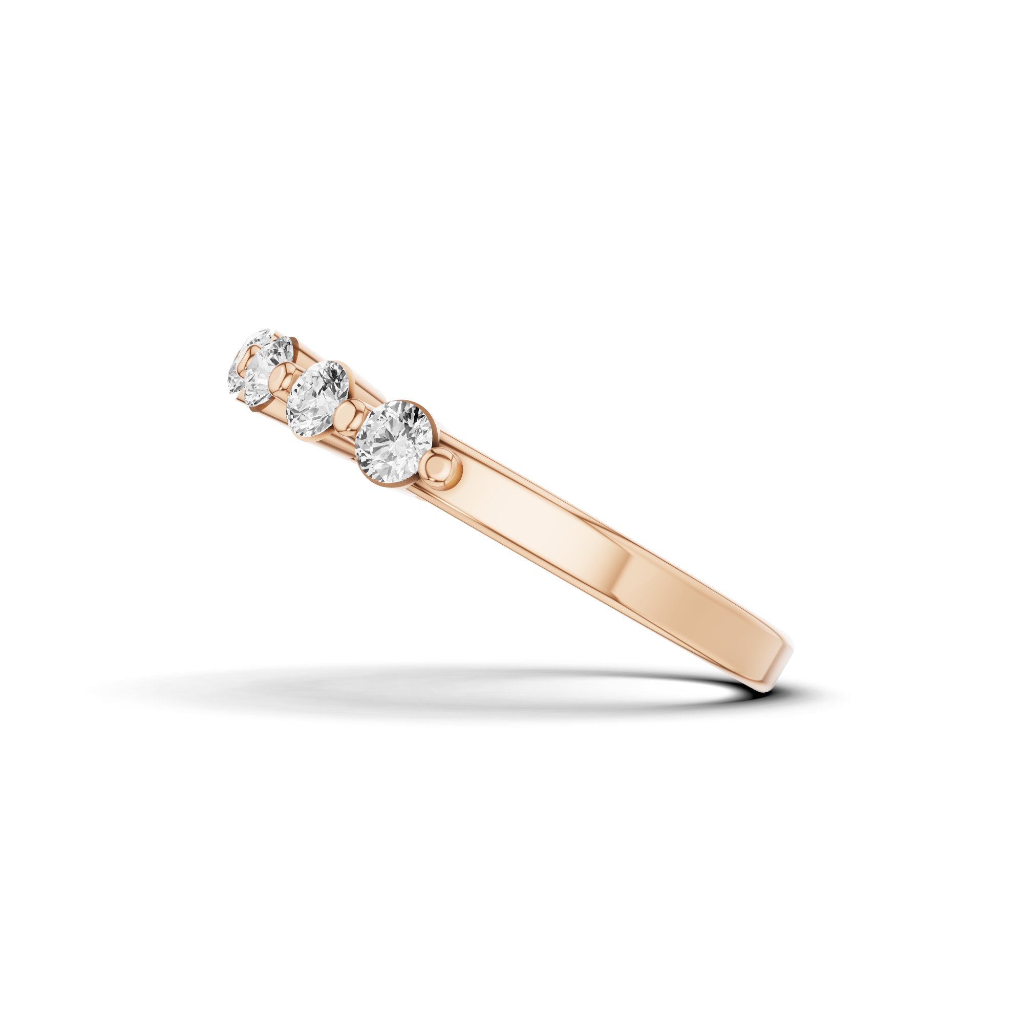 Half Round Wedding Band