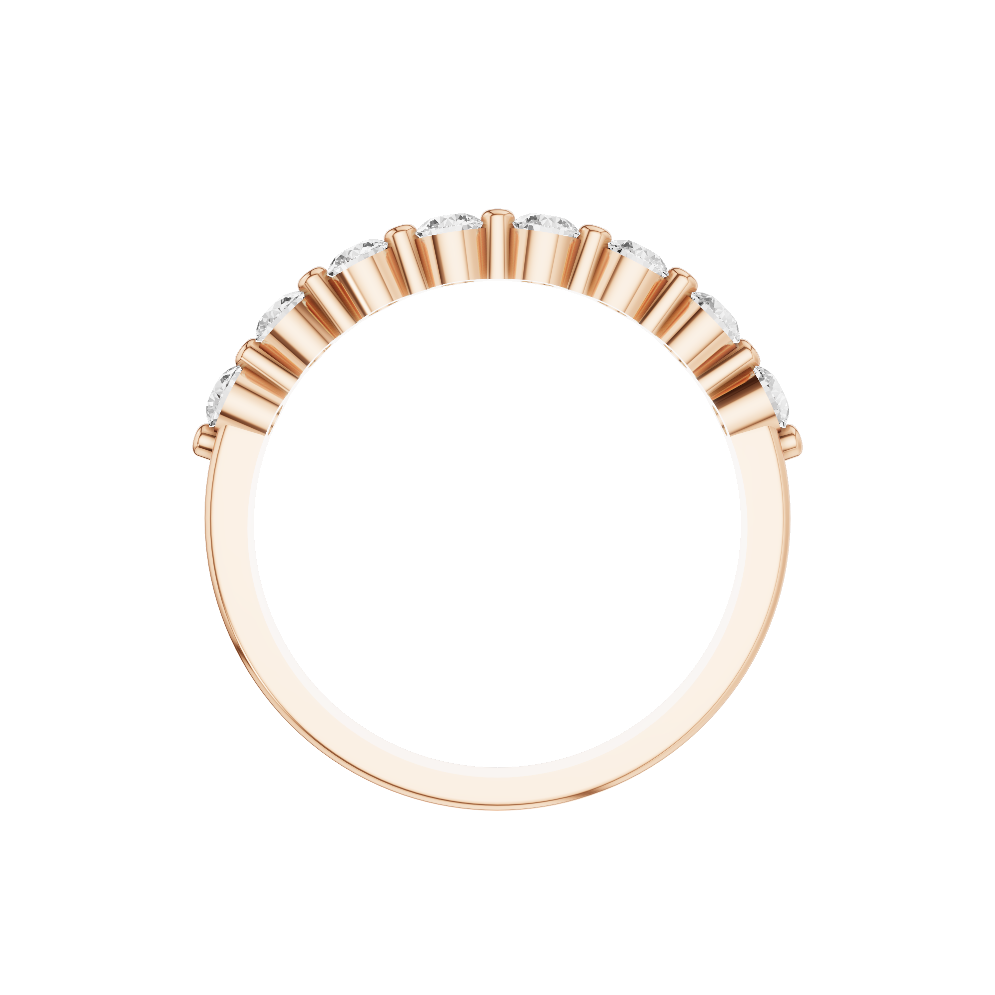 Half Round Wedding Band