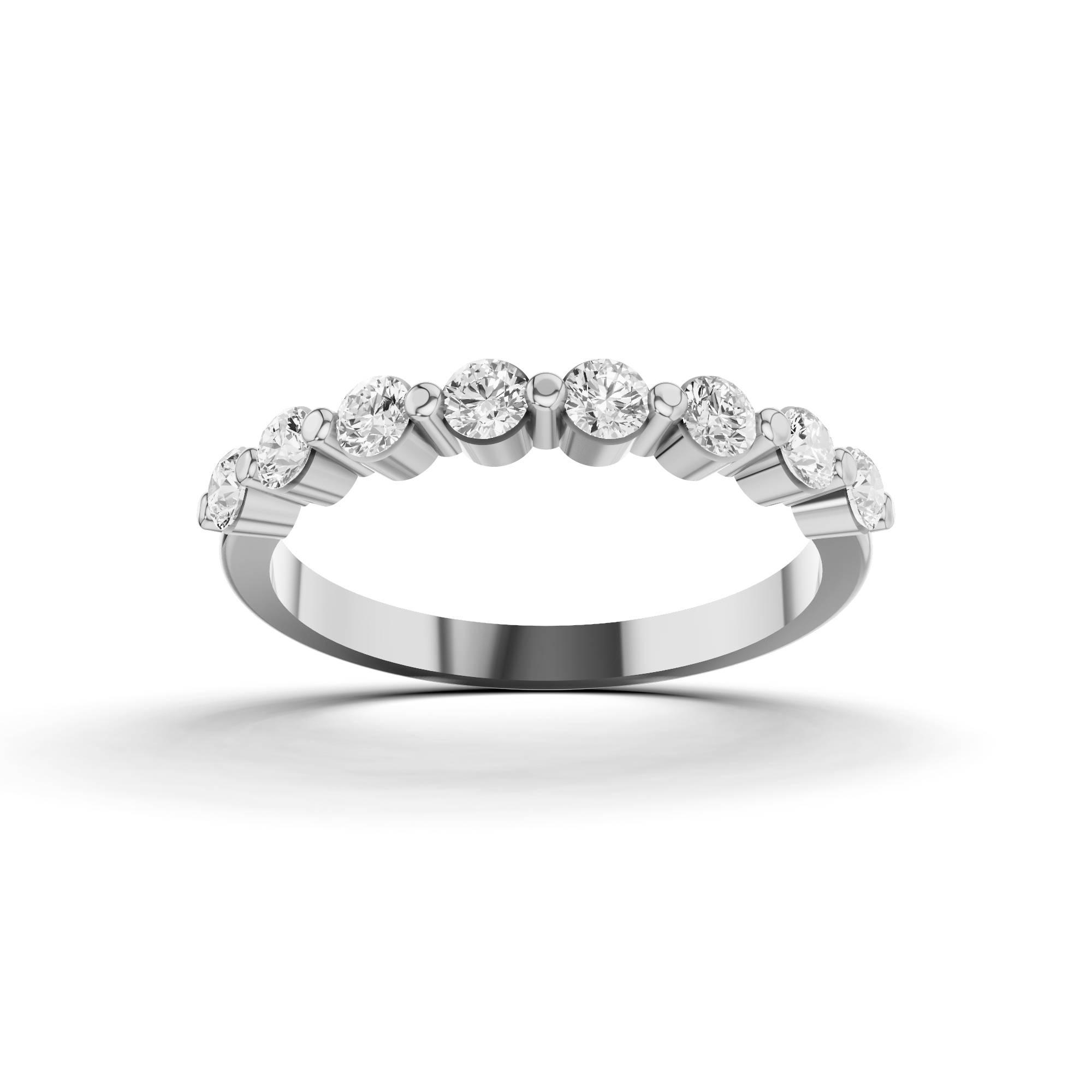 Half Round Wedding Band