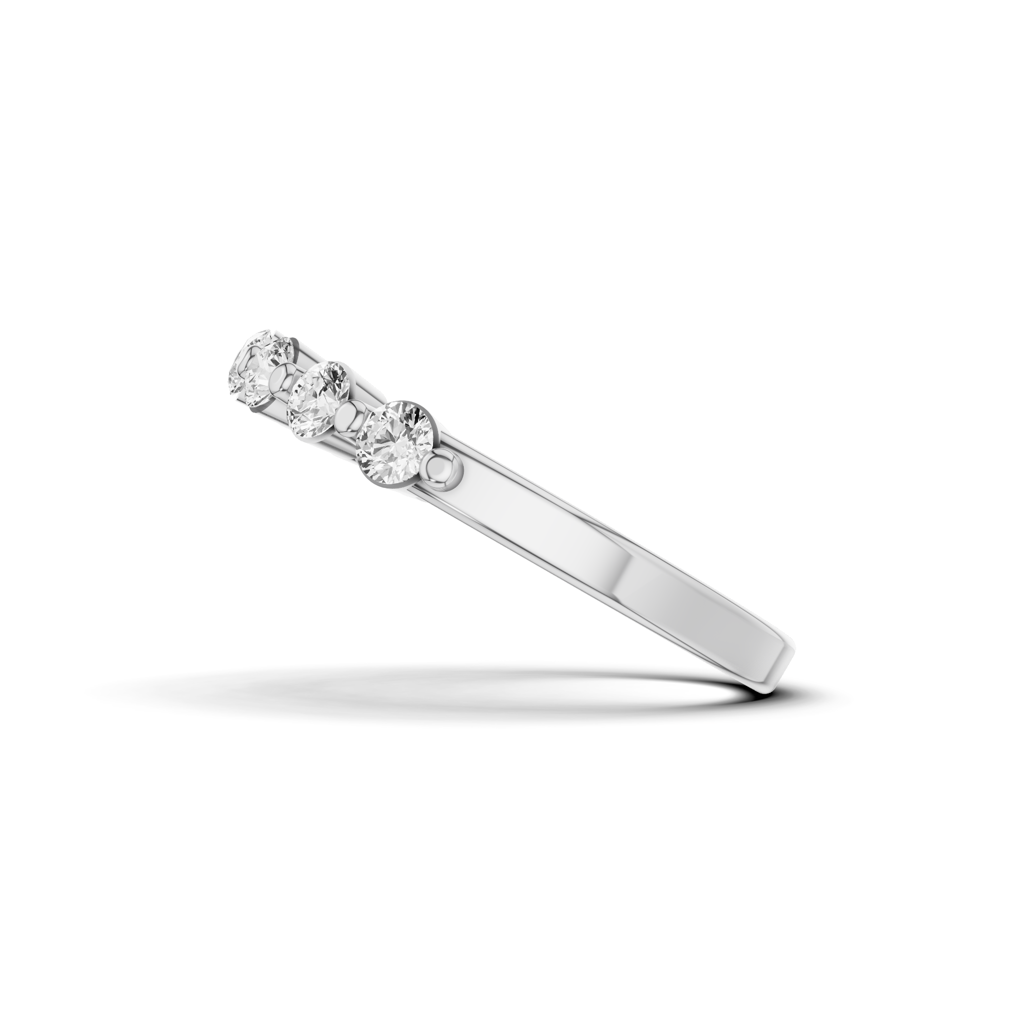 Half Round Wedding Band