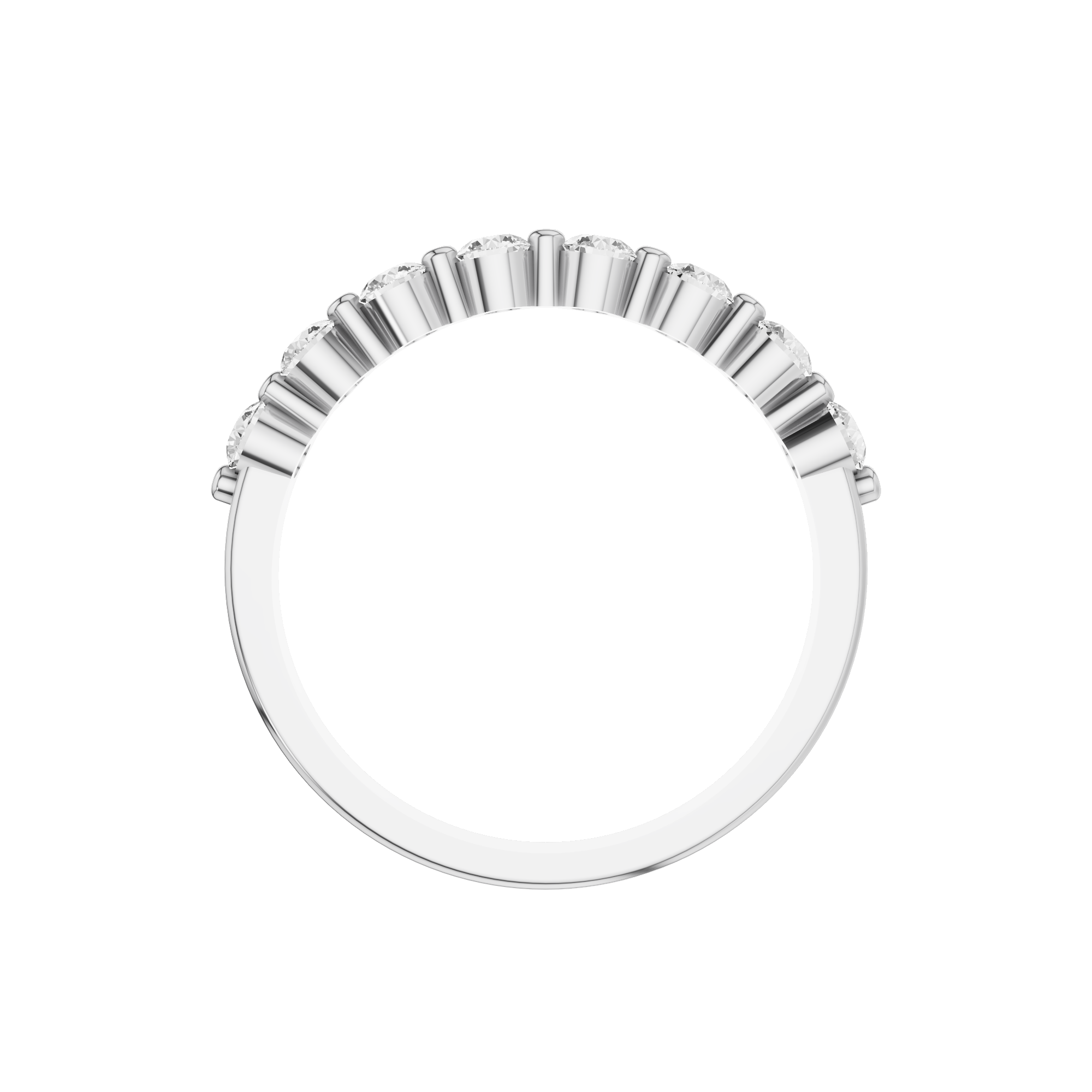 Half Round Wedding Band