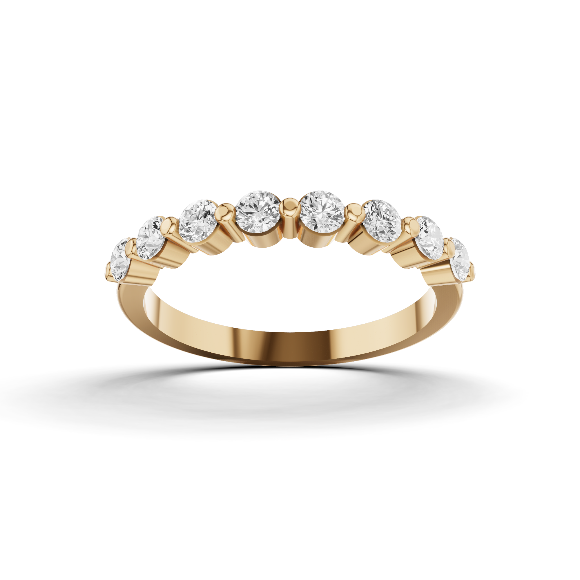 Half Round Wedding Band