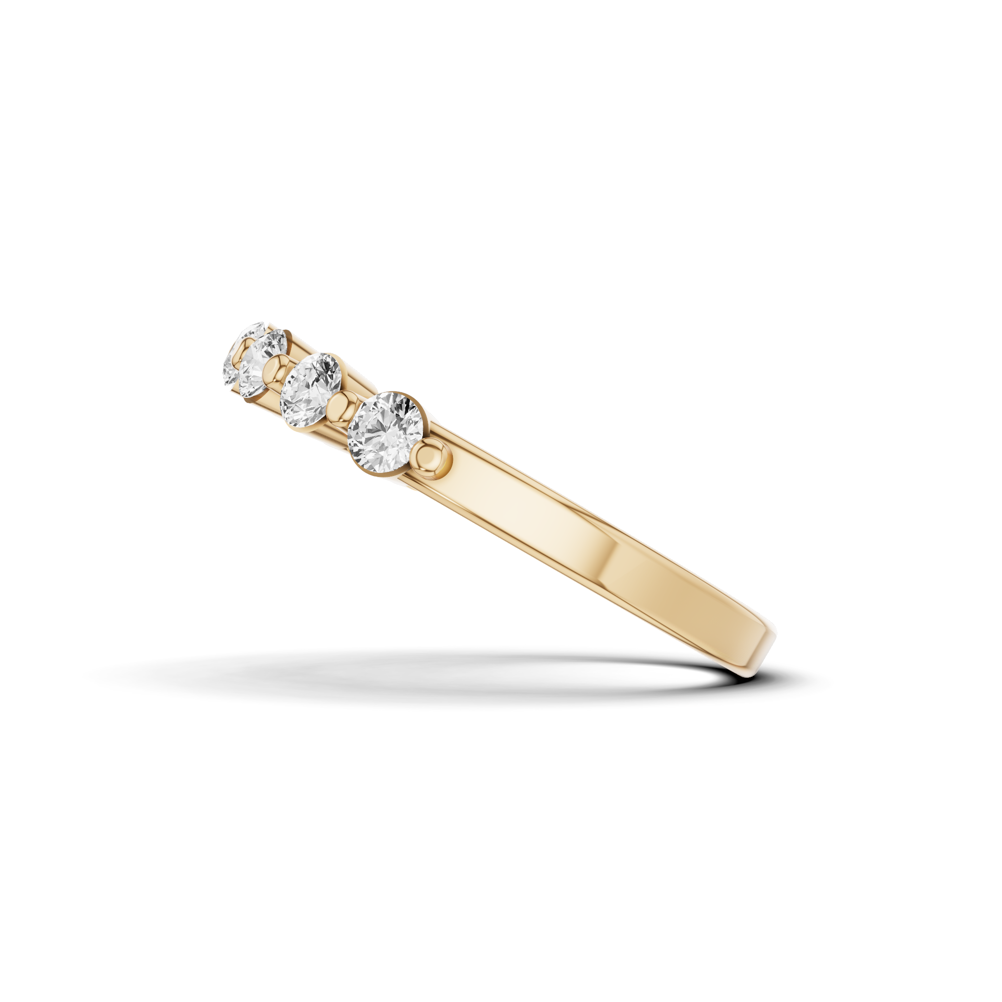 Half Round Wedding Band