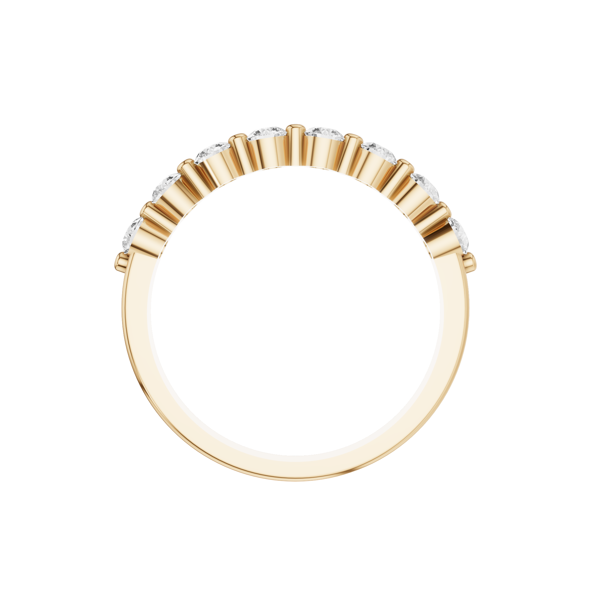 Half Round Wedding Band