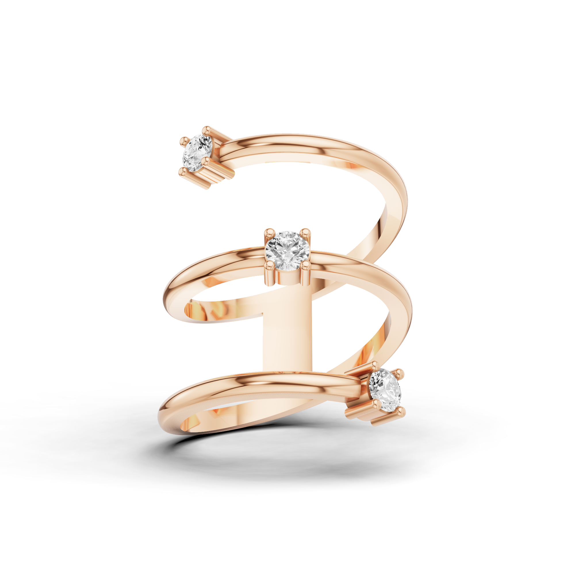 Trio Coil Dress Ring