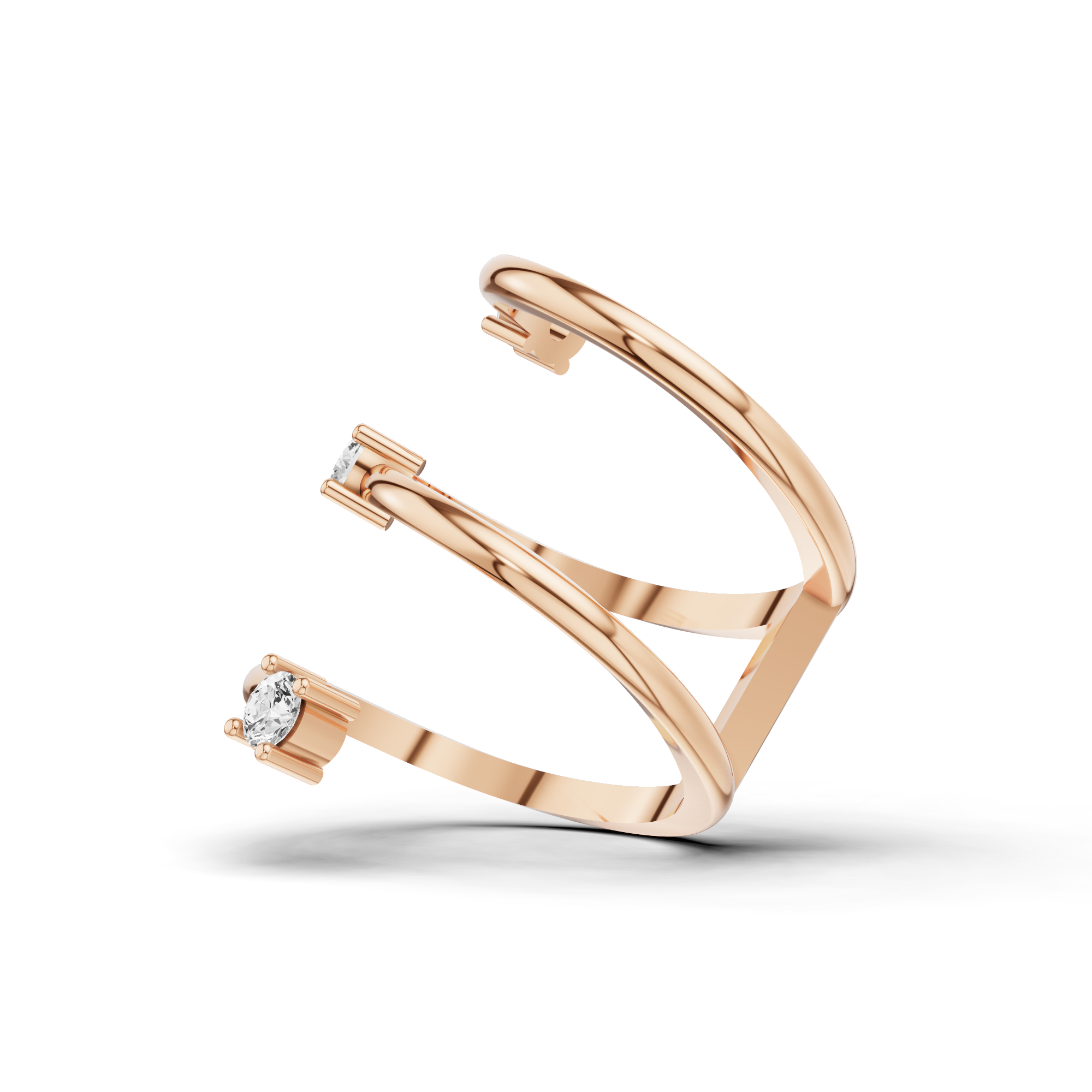 Trio Coil Dress Ring