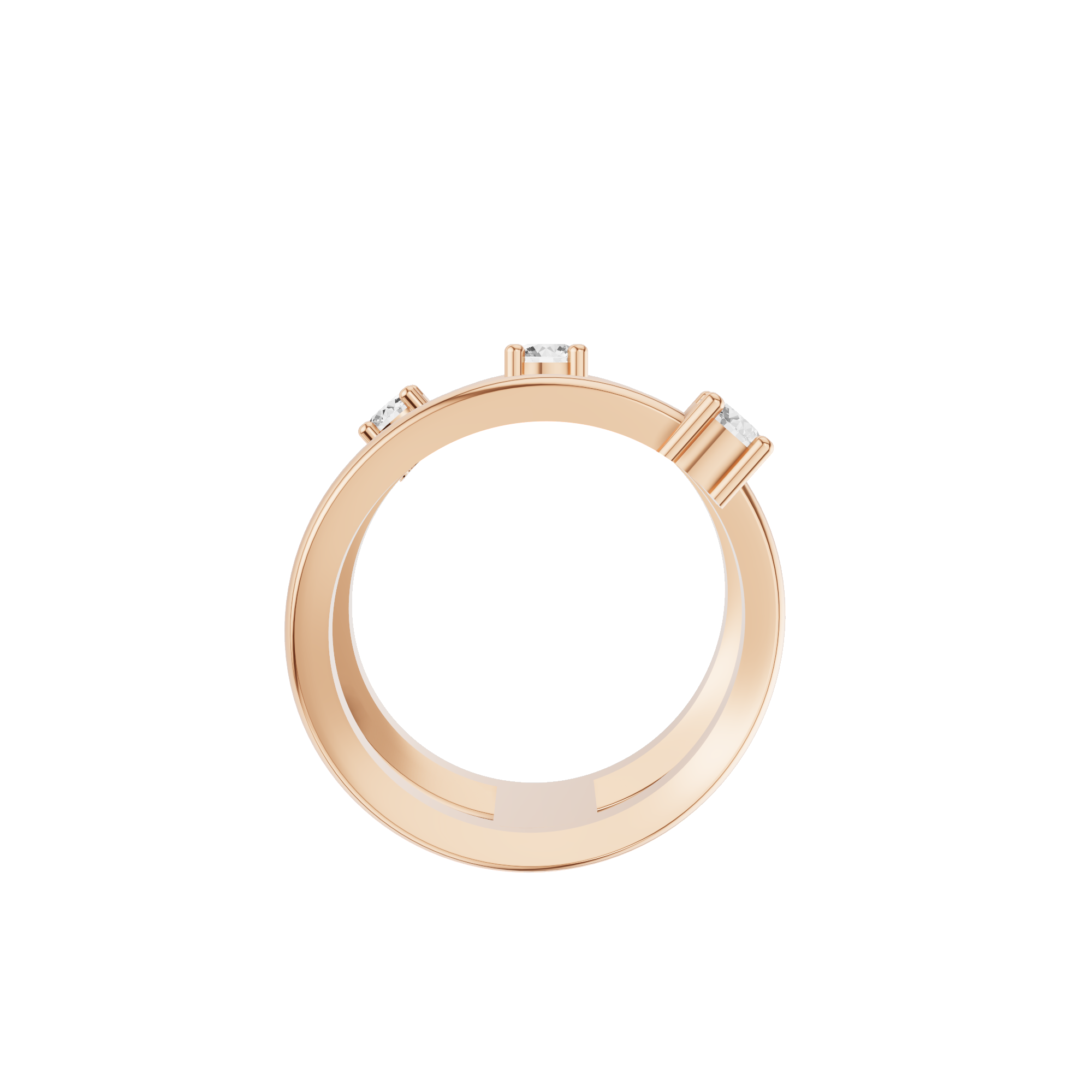 Trio Coil Dress Ring