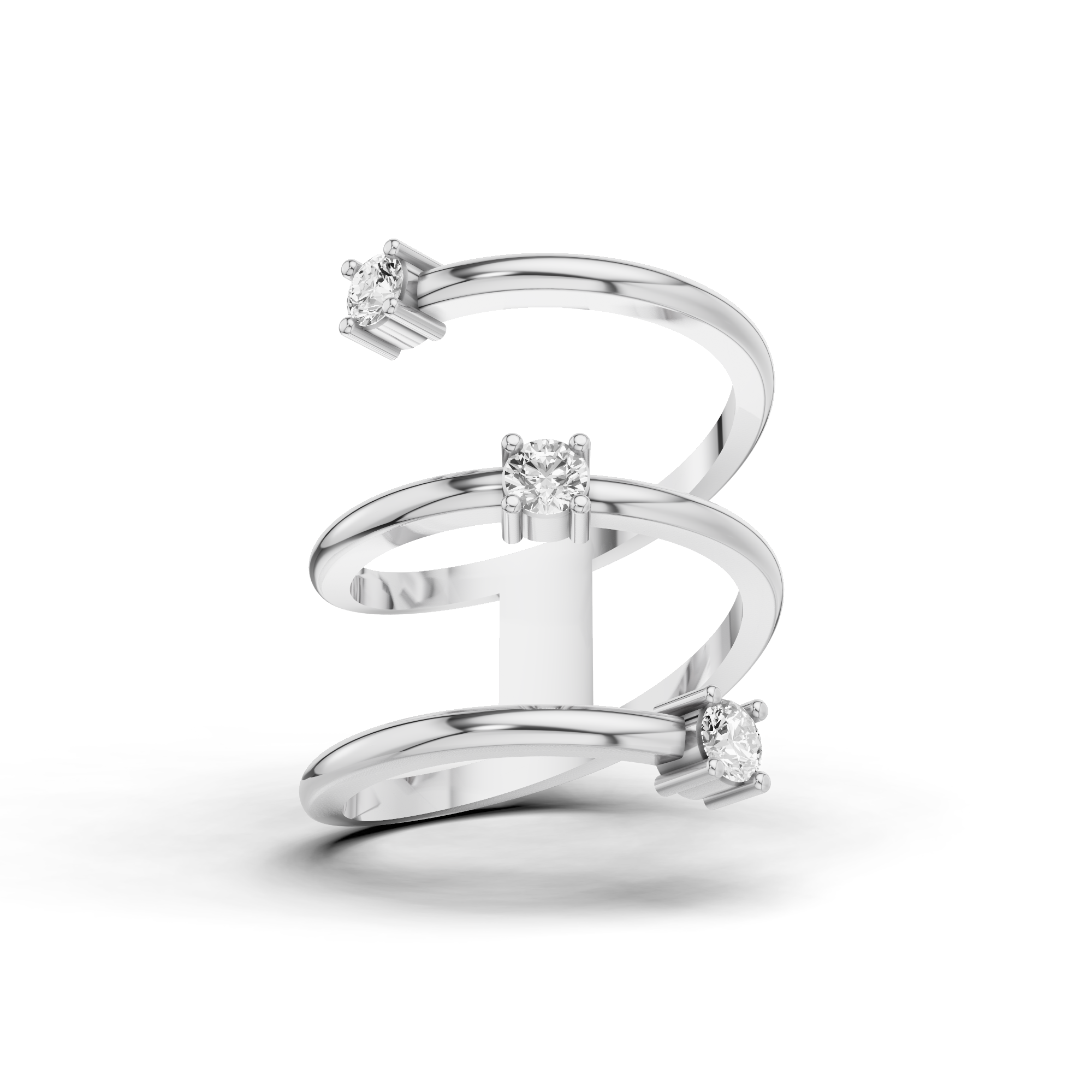 Trio Coil Dress Ring