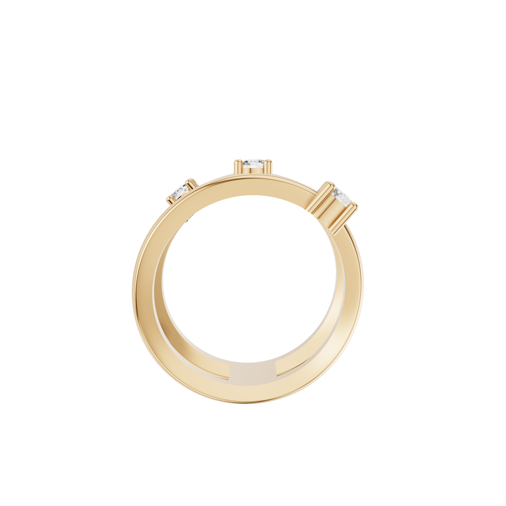 Trio Coil Dress Ring
