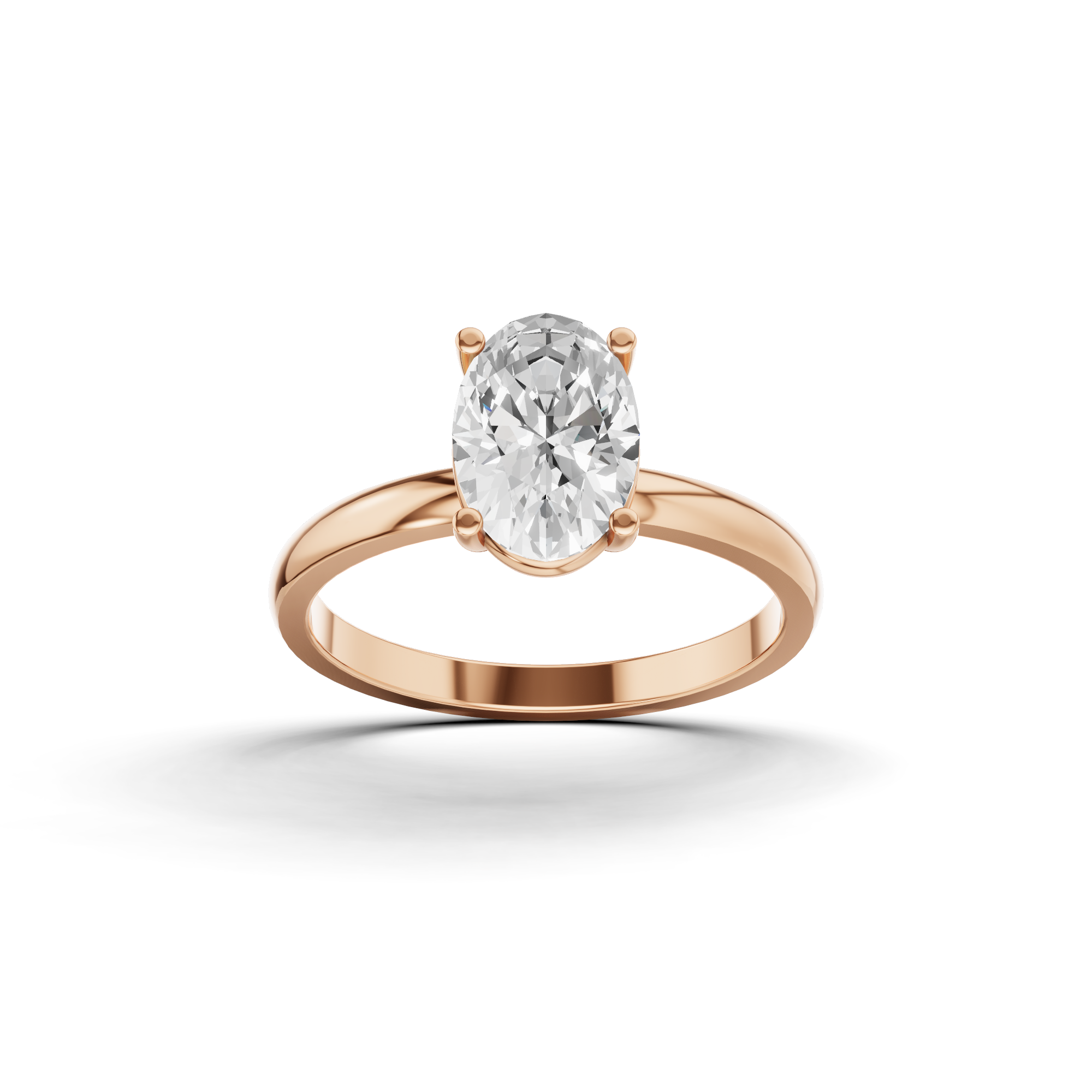 Classic Oval Engagement Ring