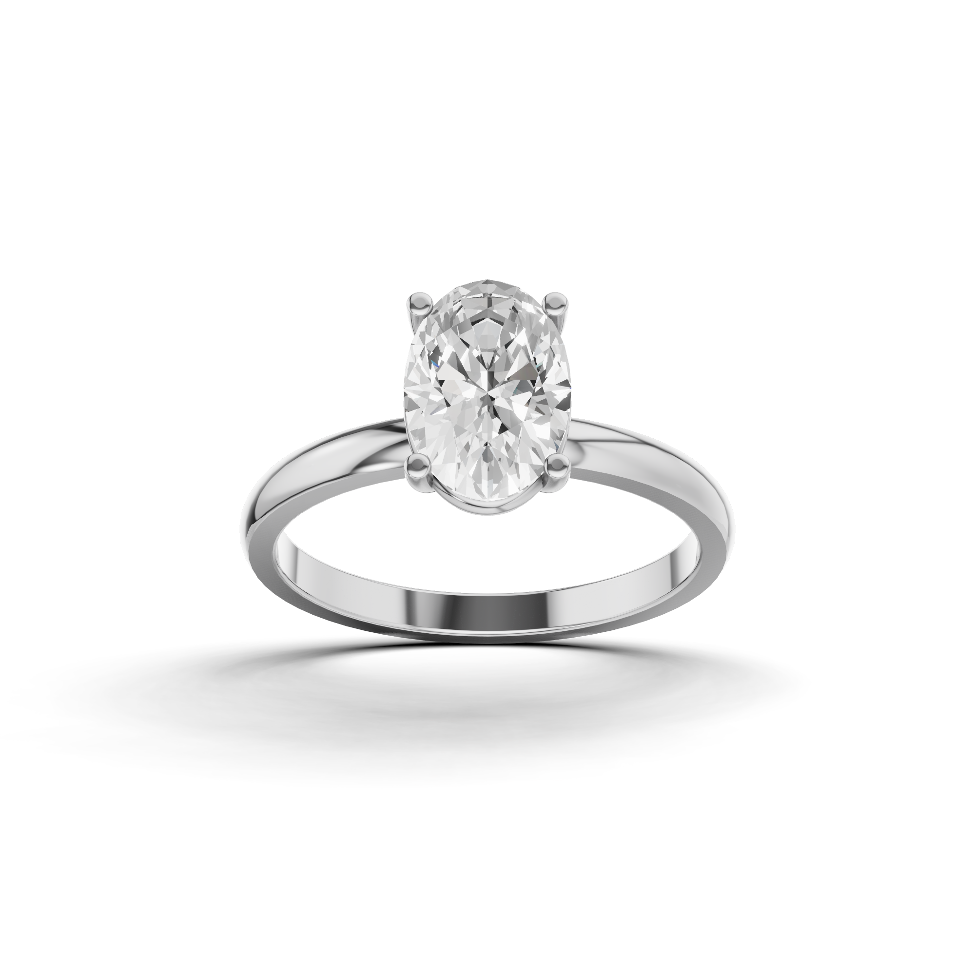 Classic Oval Engagement Ring