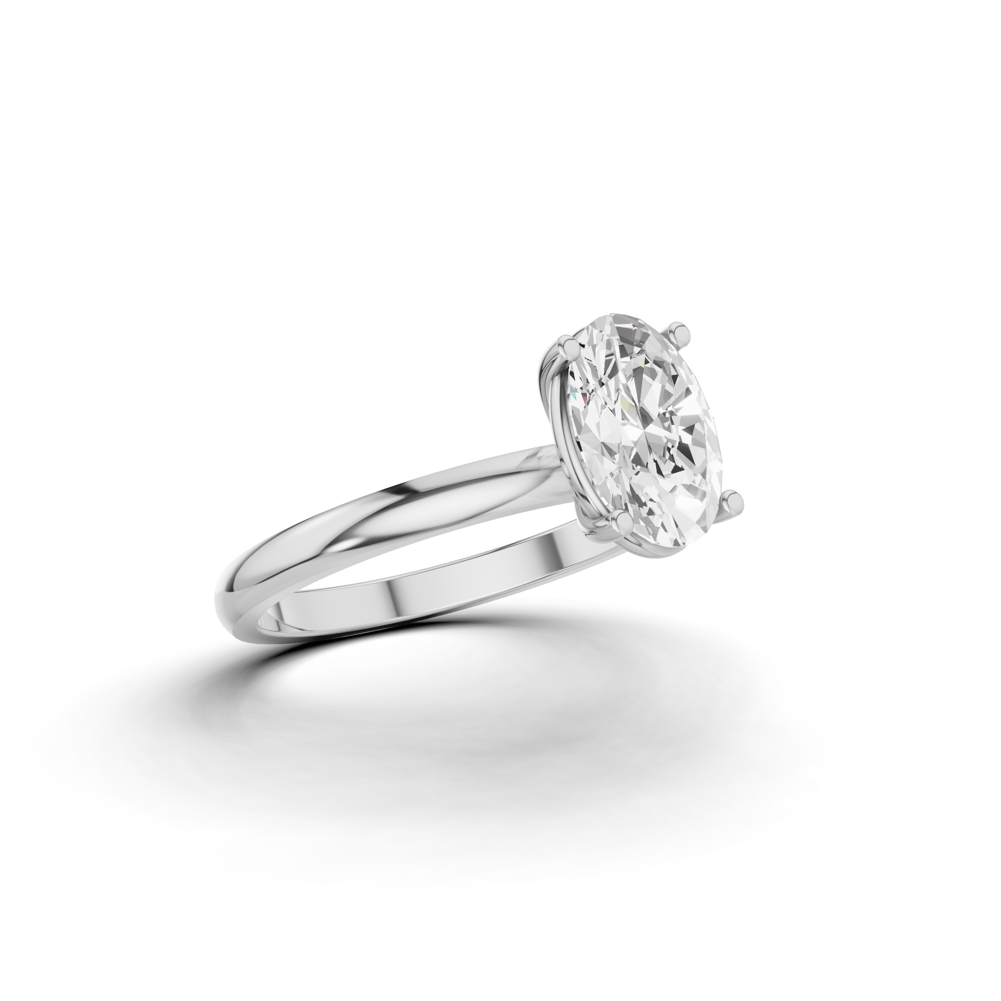 Classic Oval Engagement Ring