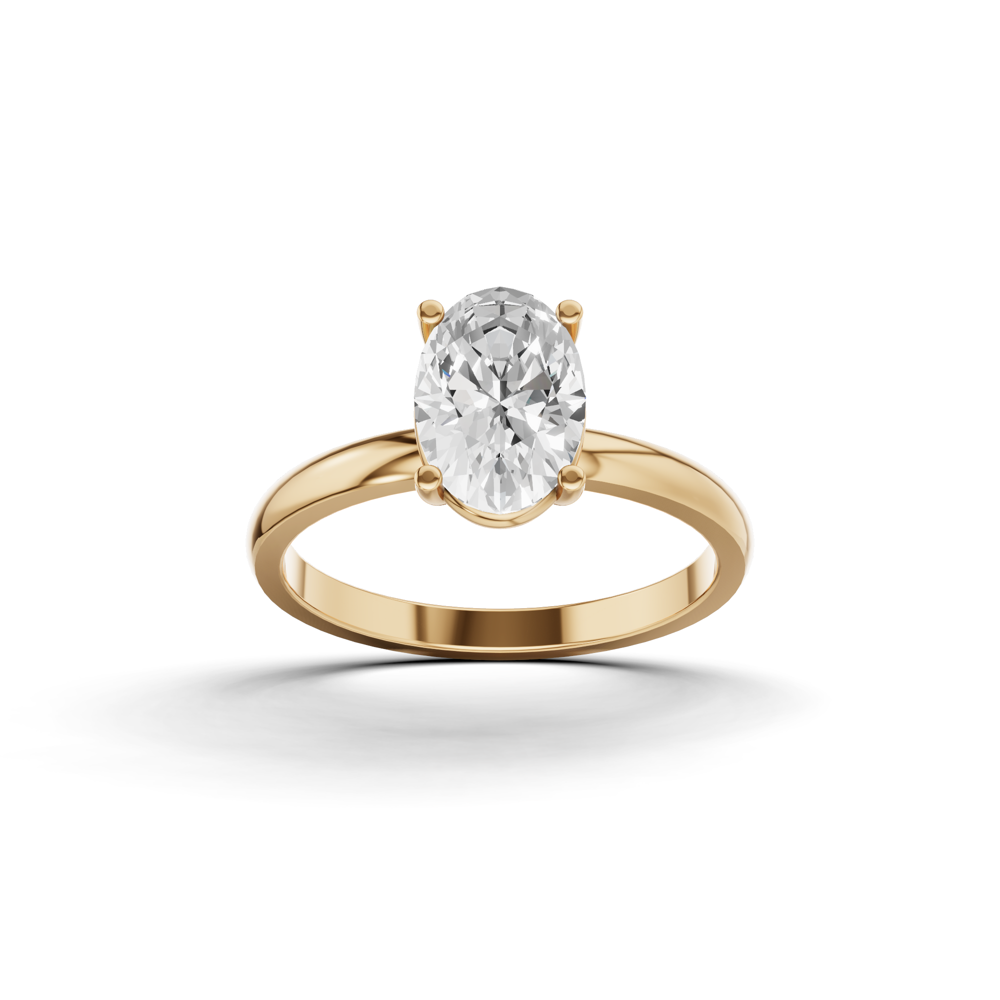 Classic Oval Engagement Ring