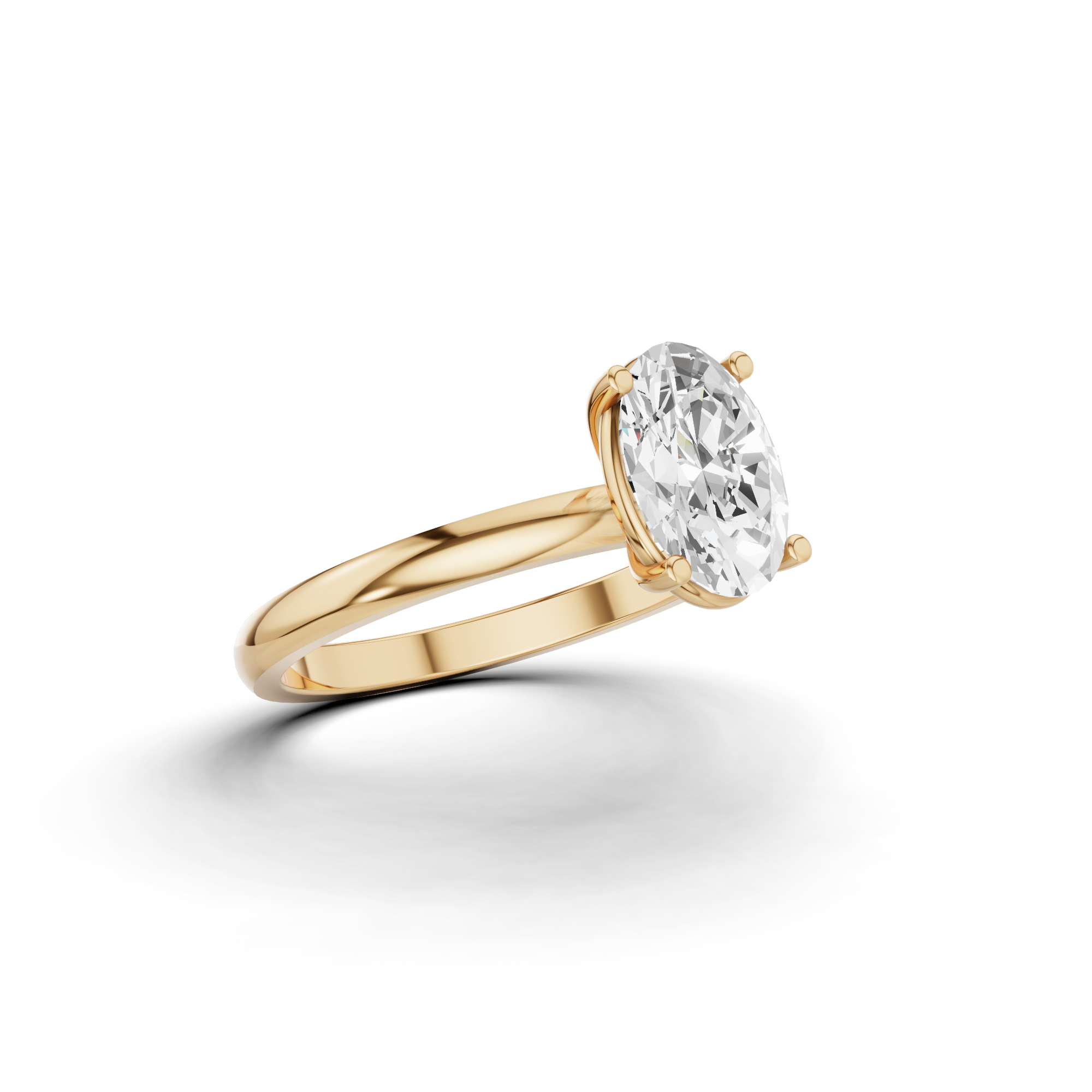 Classic Oval Engagement Ring