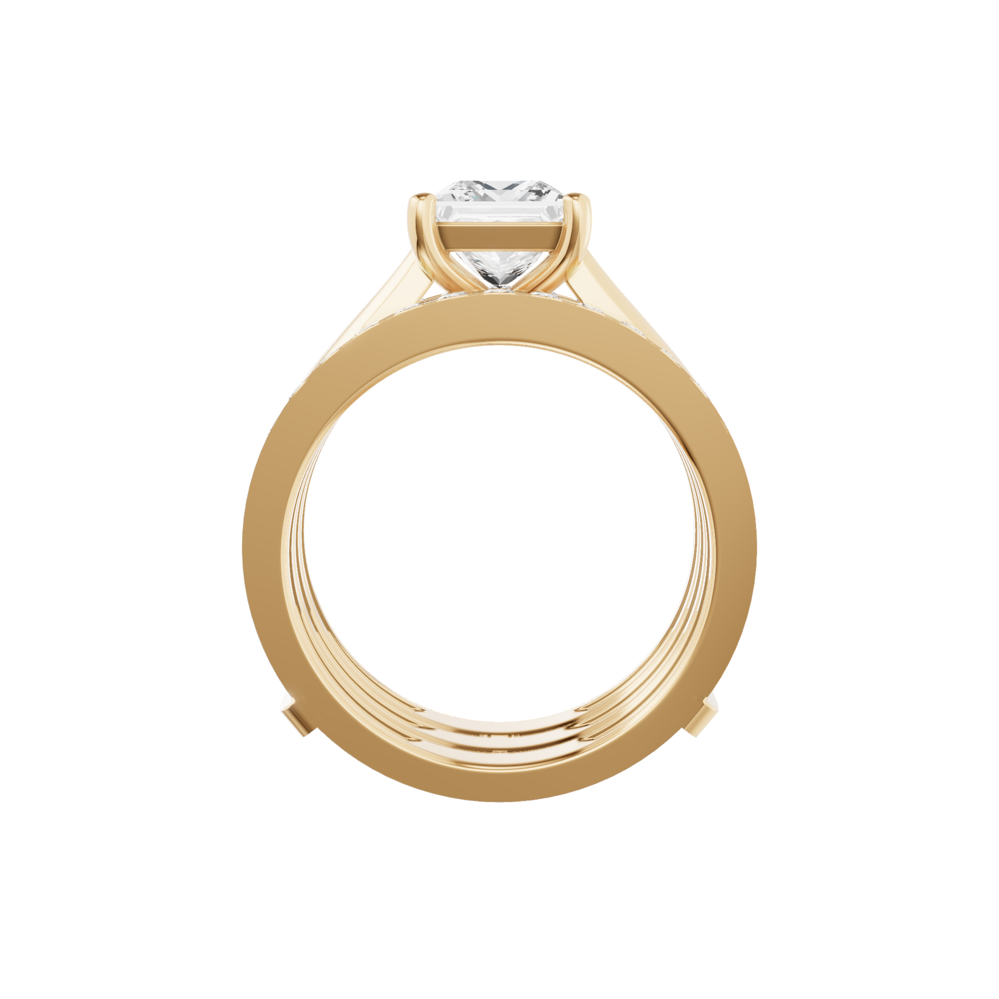 Princess Bridal Ring Set