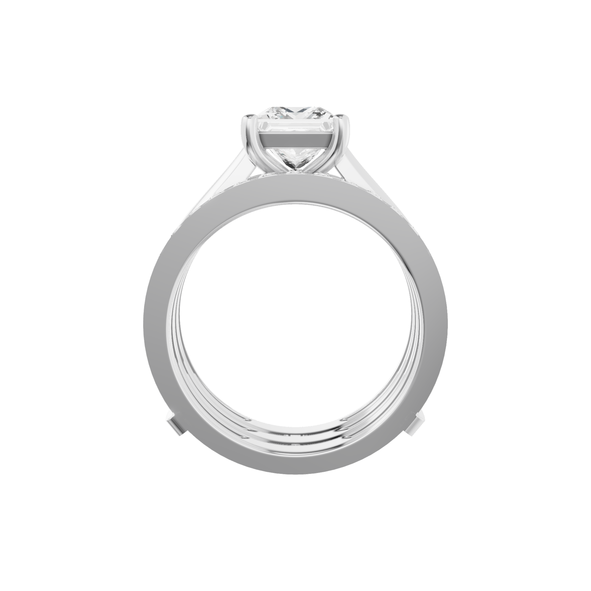 Princess Bridal Ring Set