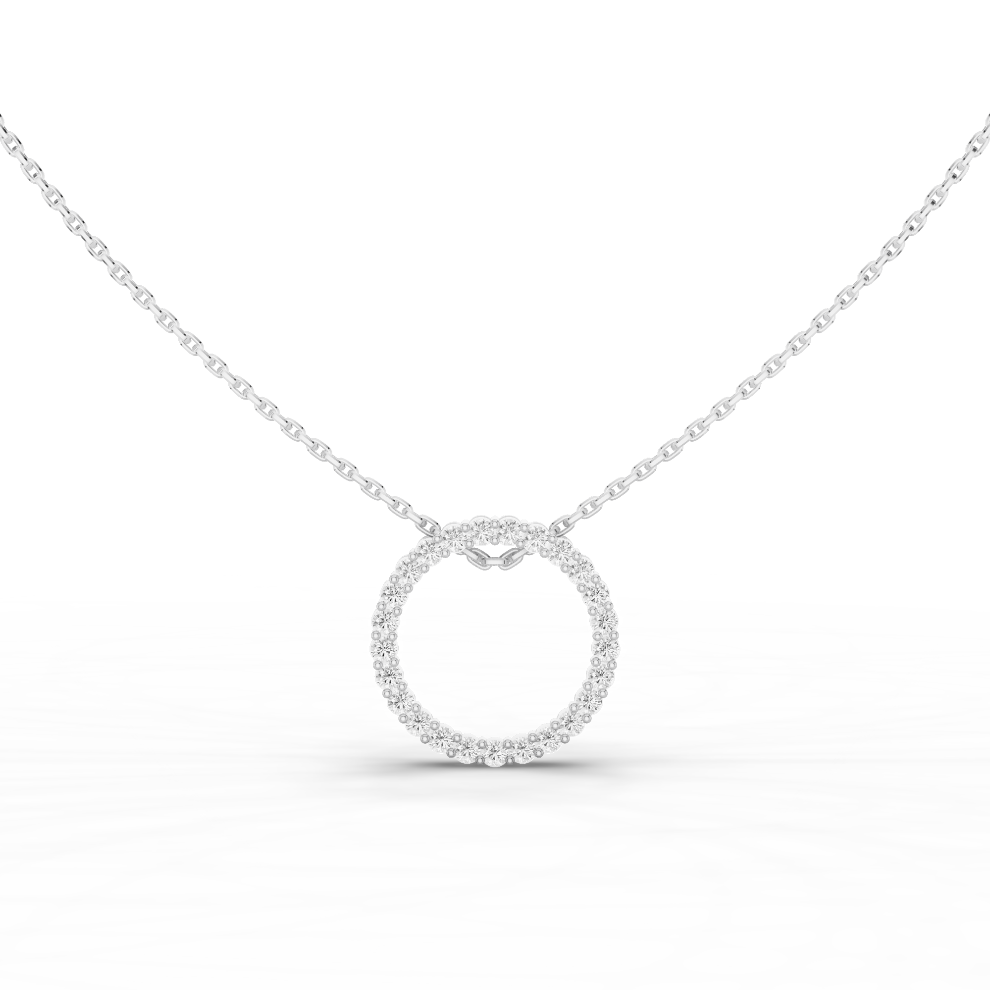 Circle Pendant Necklace