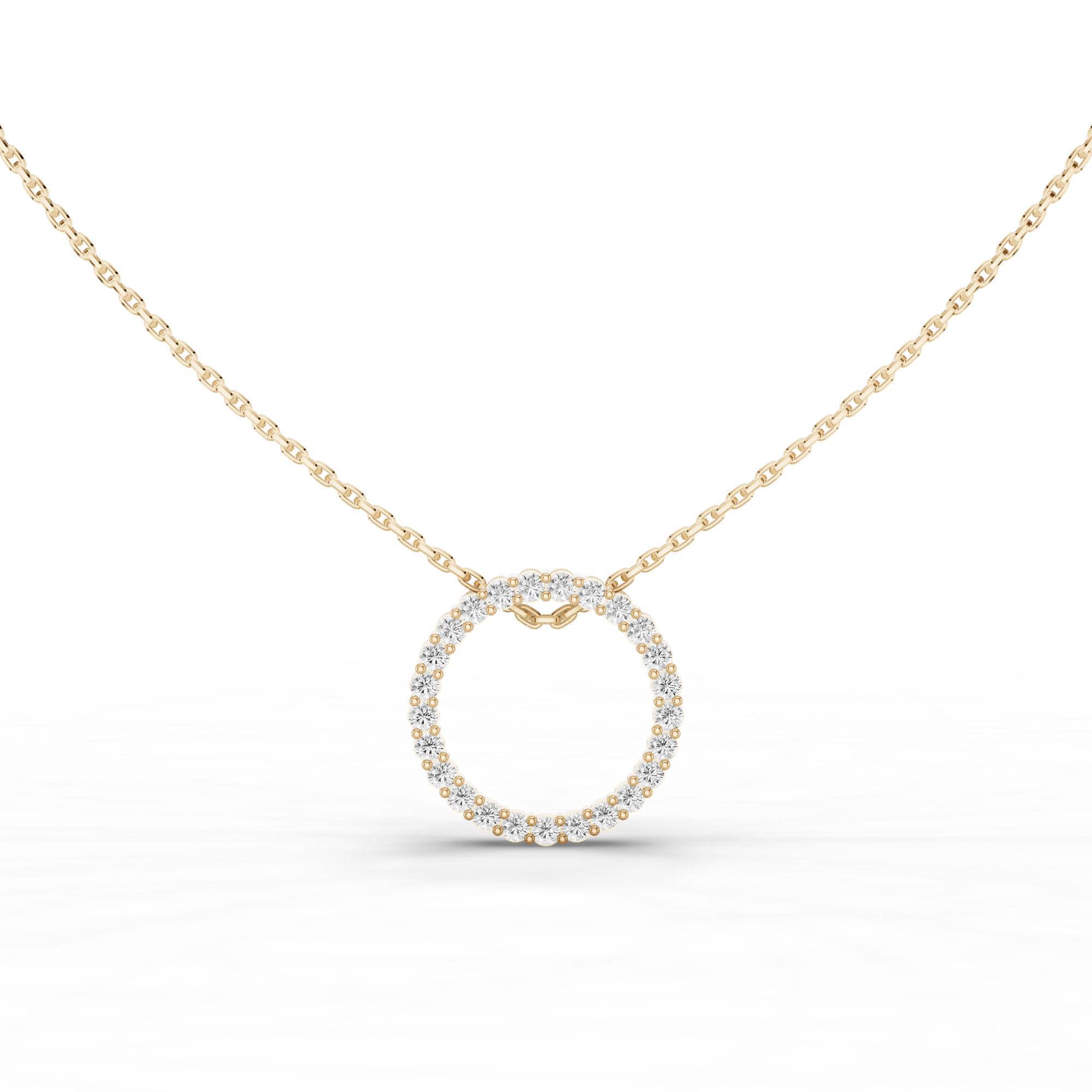 Circle Pendant Necklace