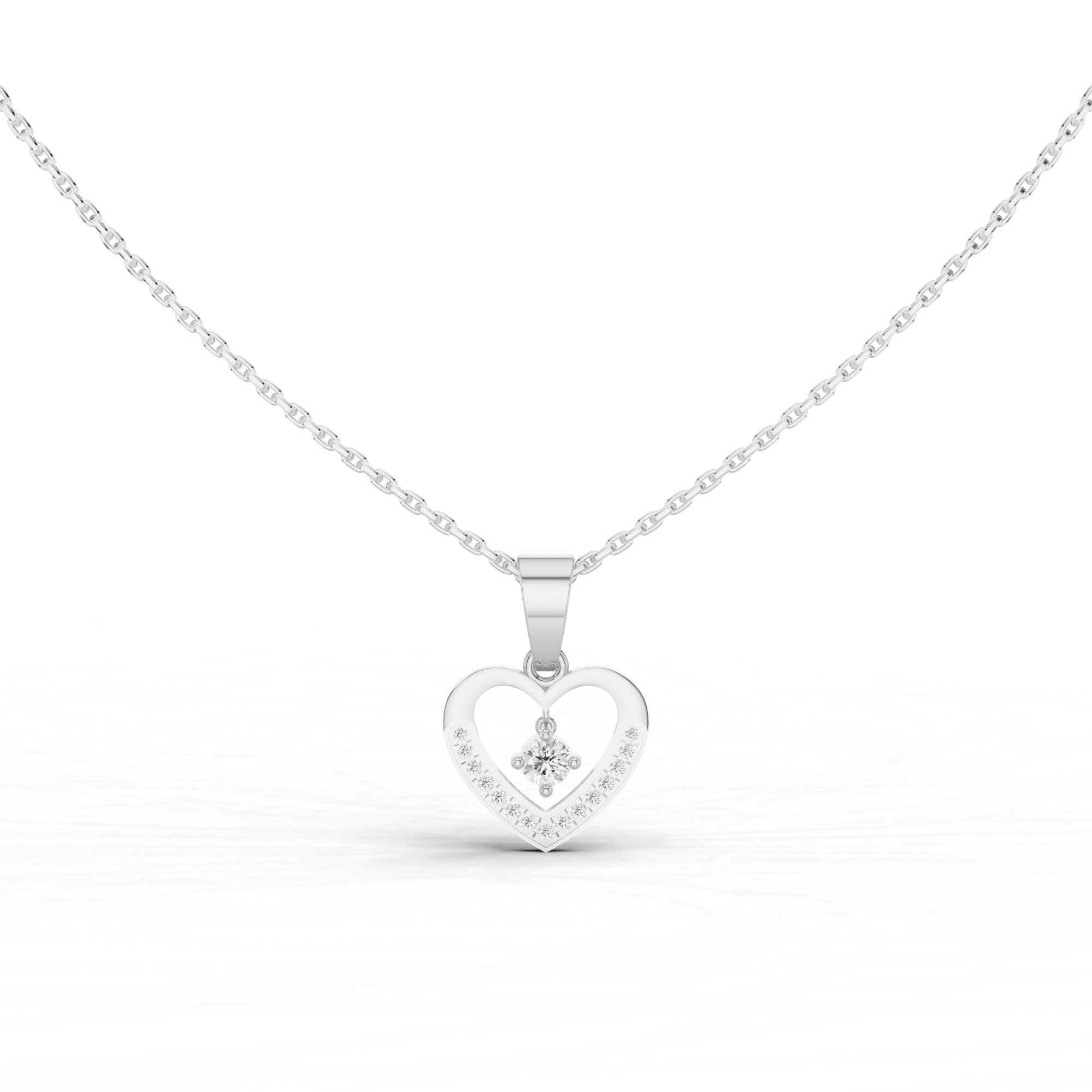 Dangling Heart Necklace