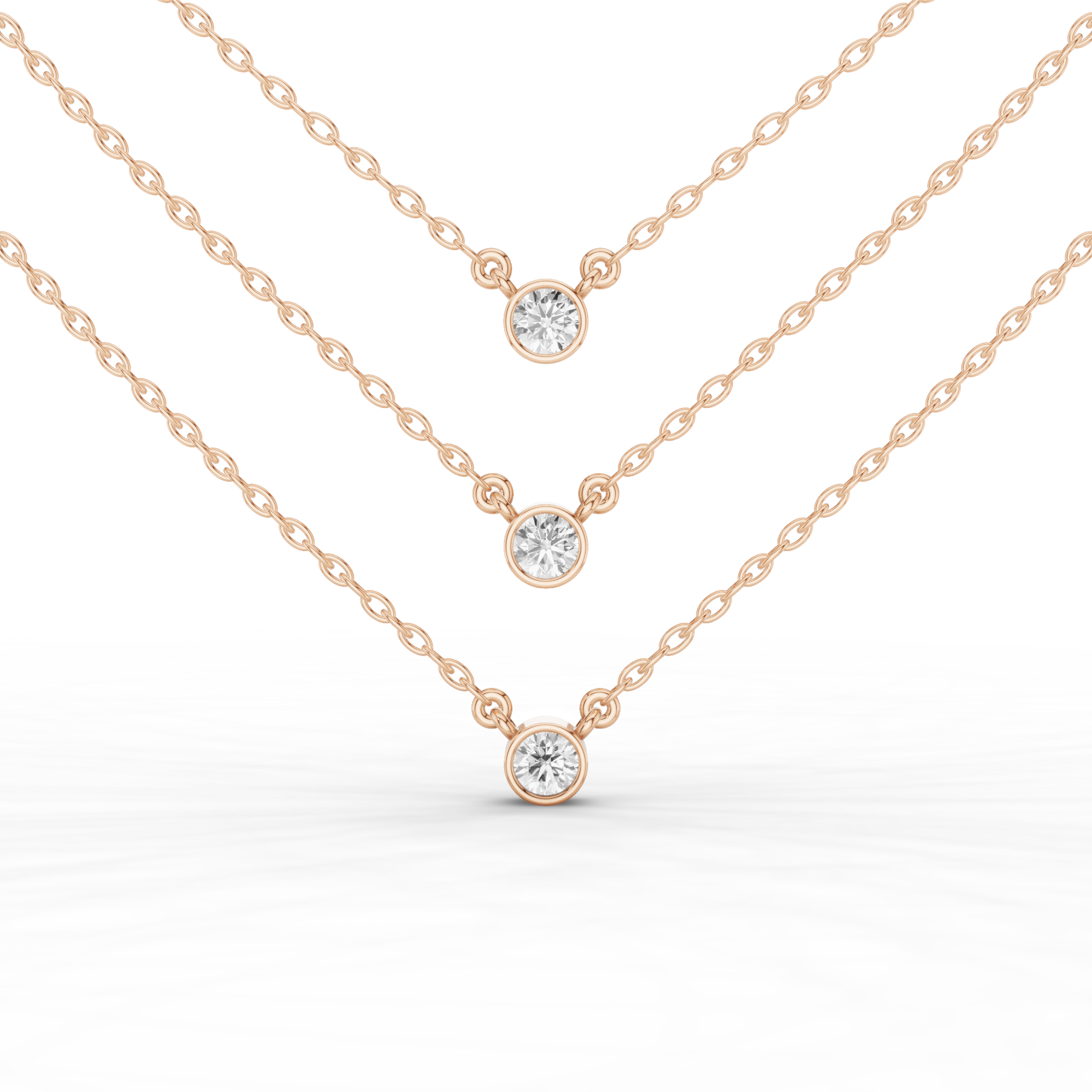 Stacked Round Necklace