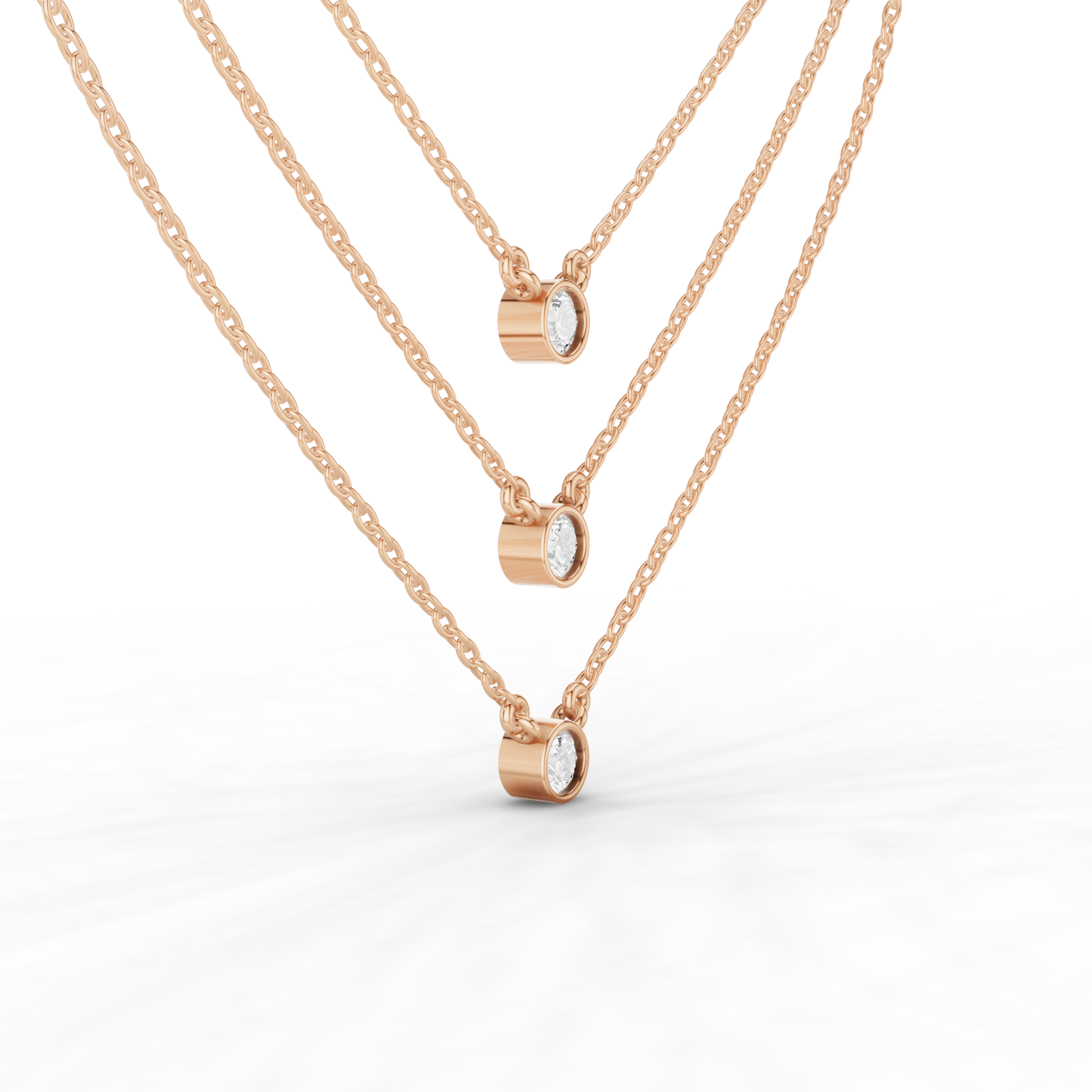 Stacked Round Necklace