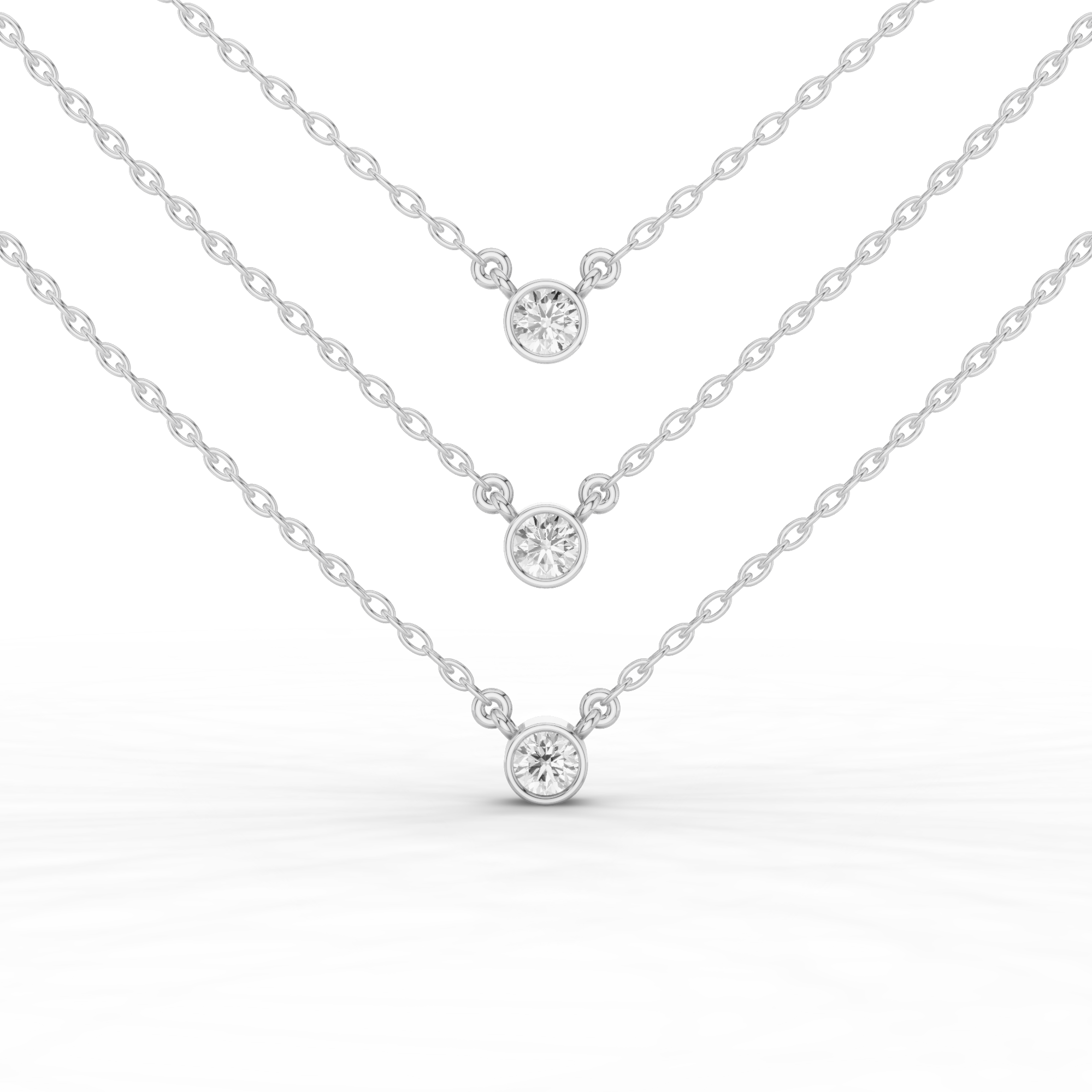 Stacked Round Necklace