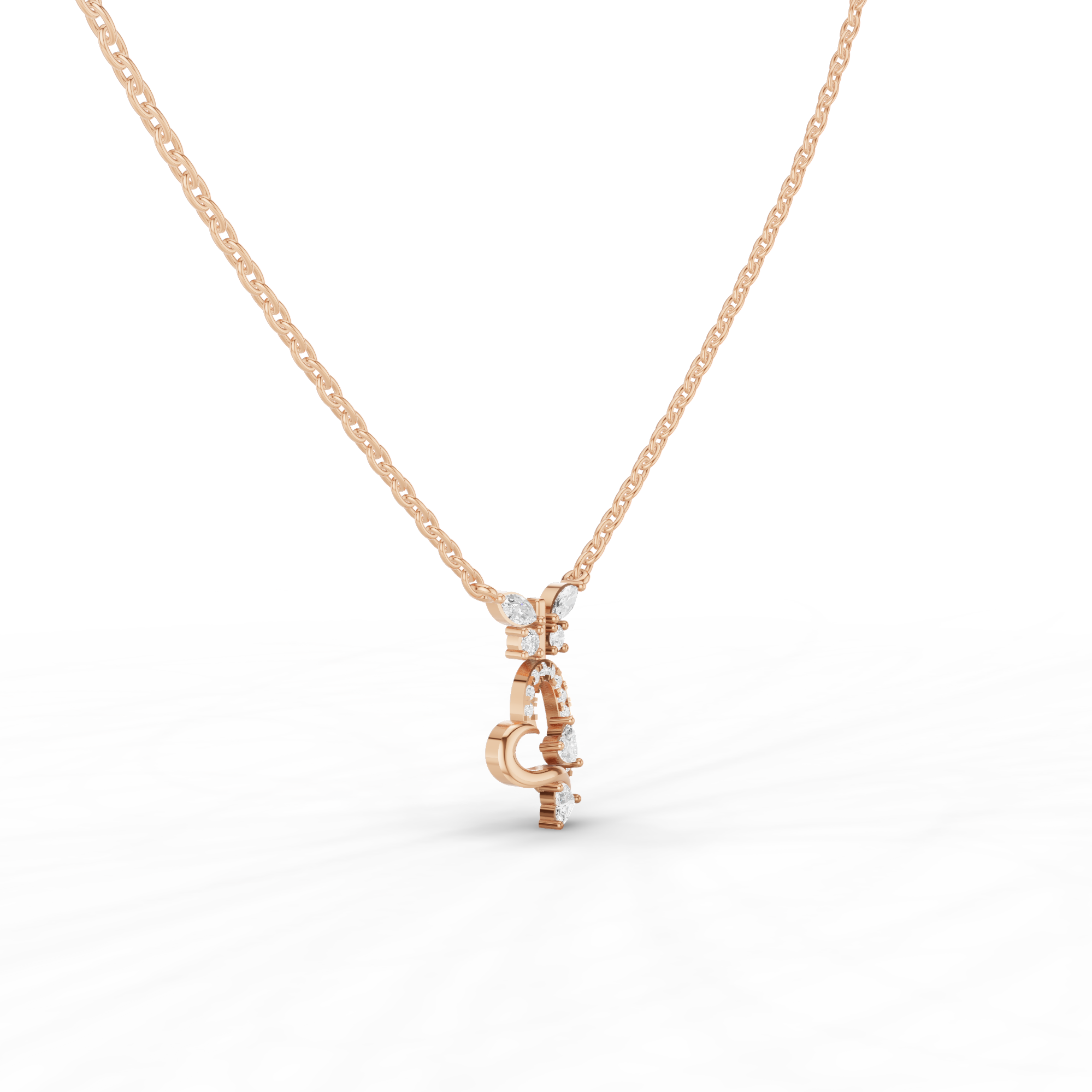 Embellished Heart Necklace