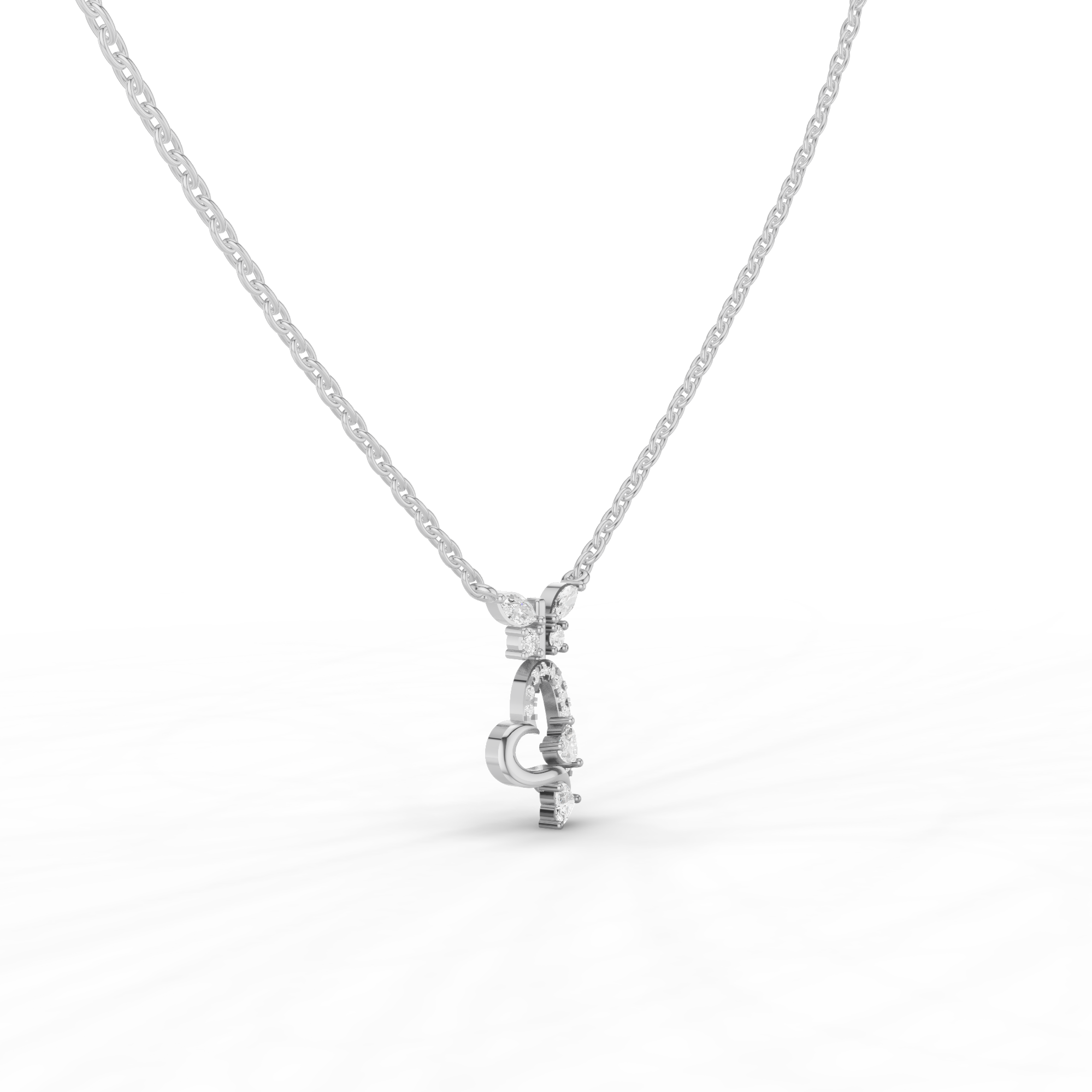 Embellished Heart Necklace