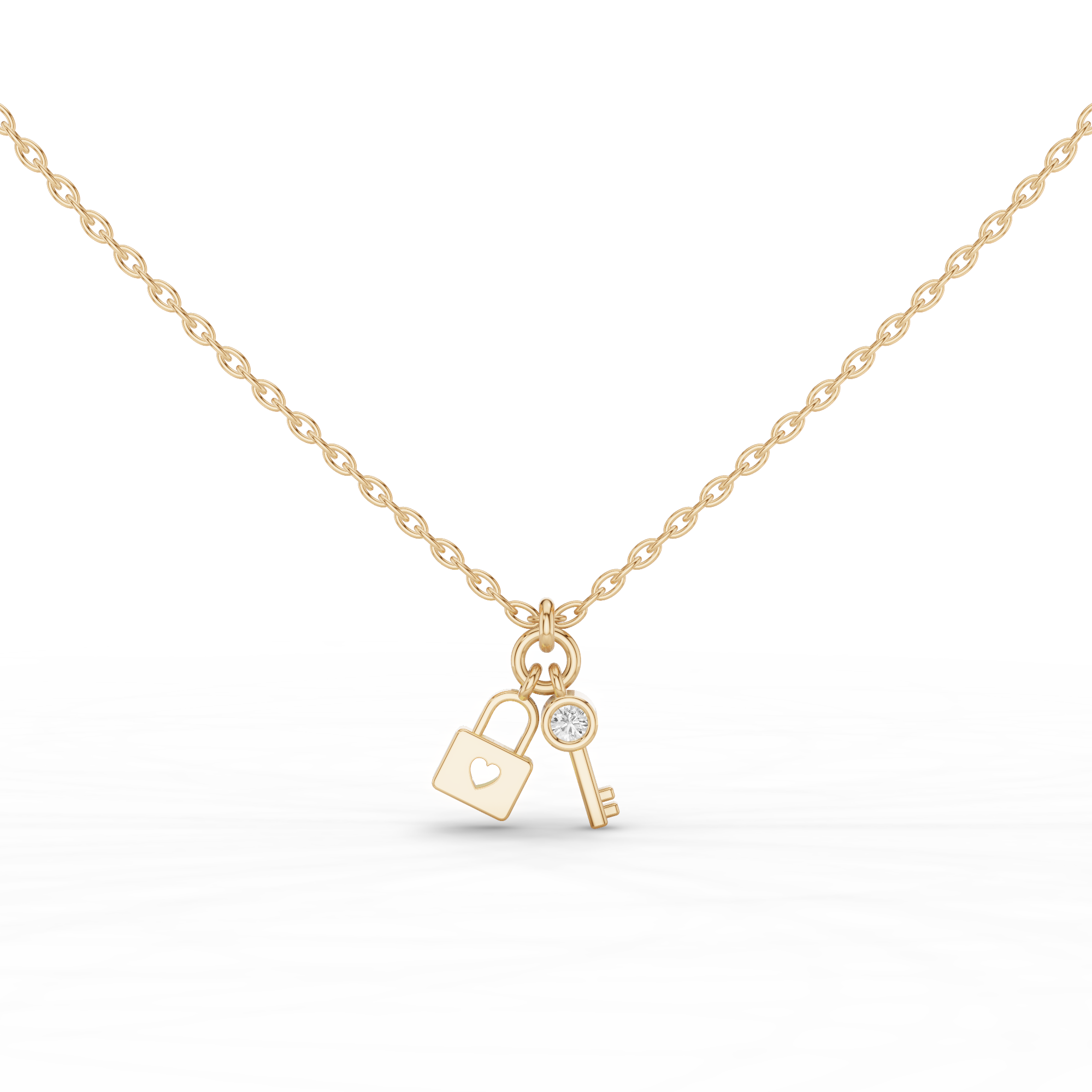 Lock and Key Necklace