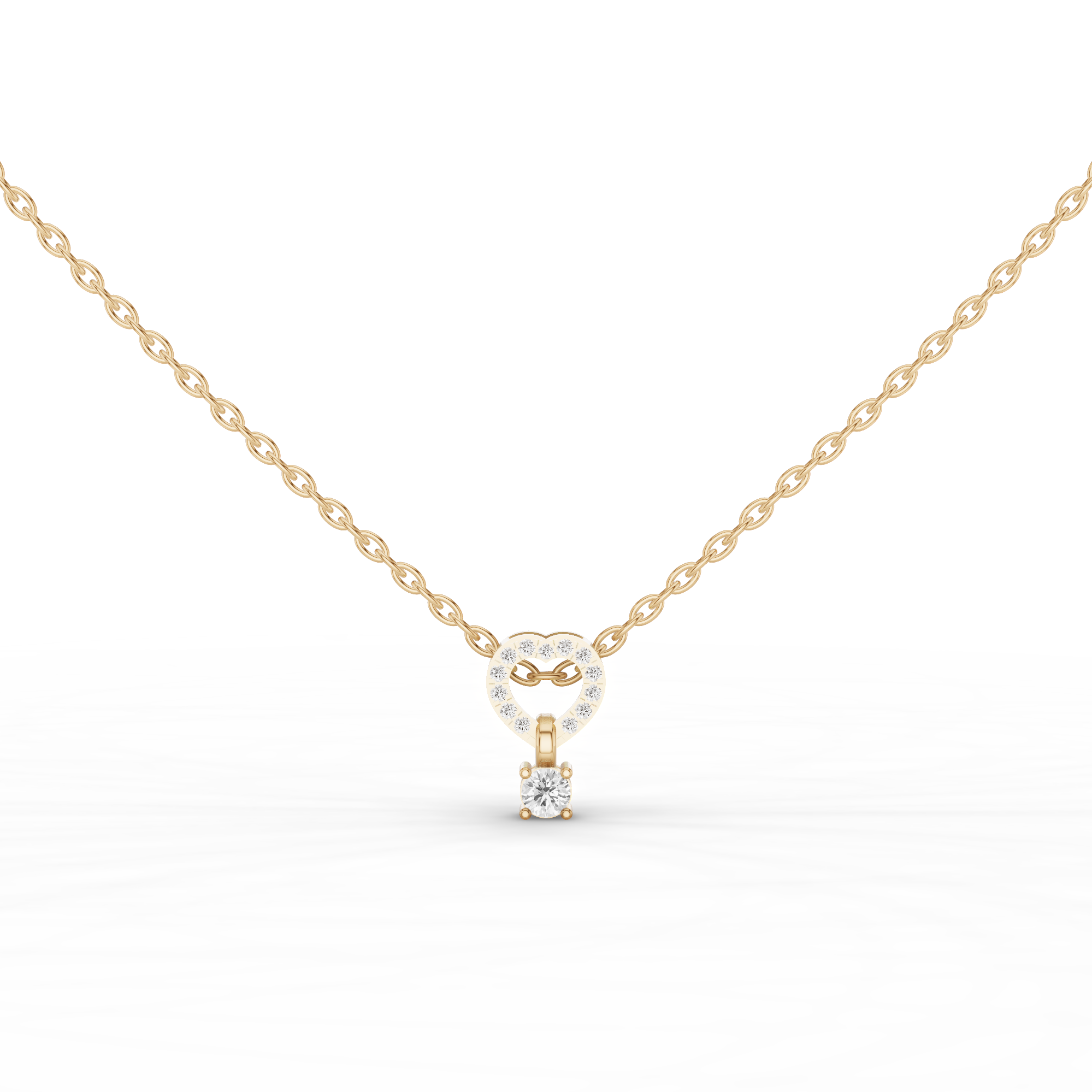 Open Heart Necklace