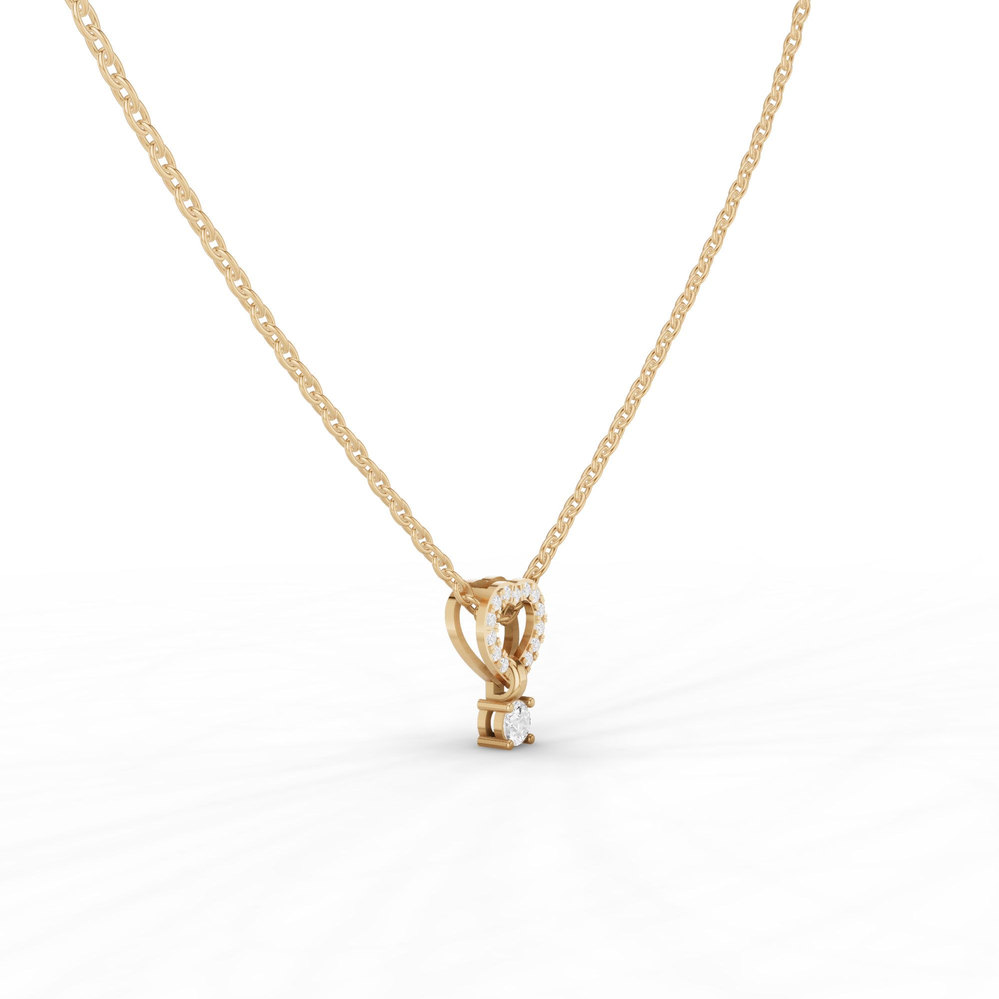 Open Heart Necklace