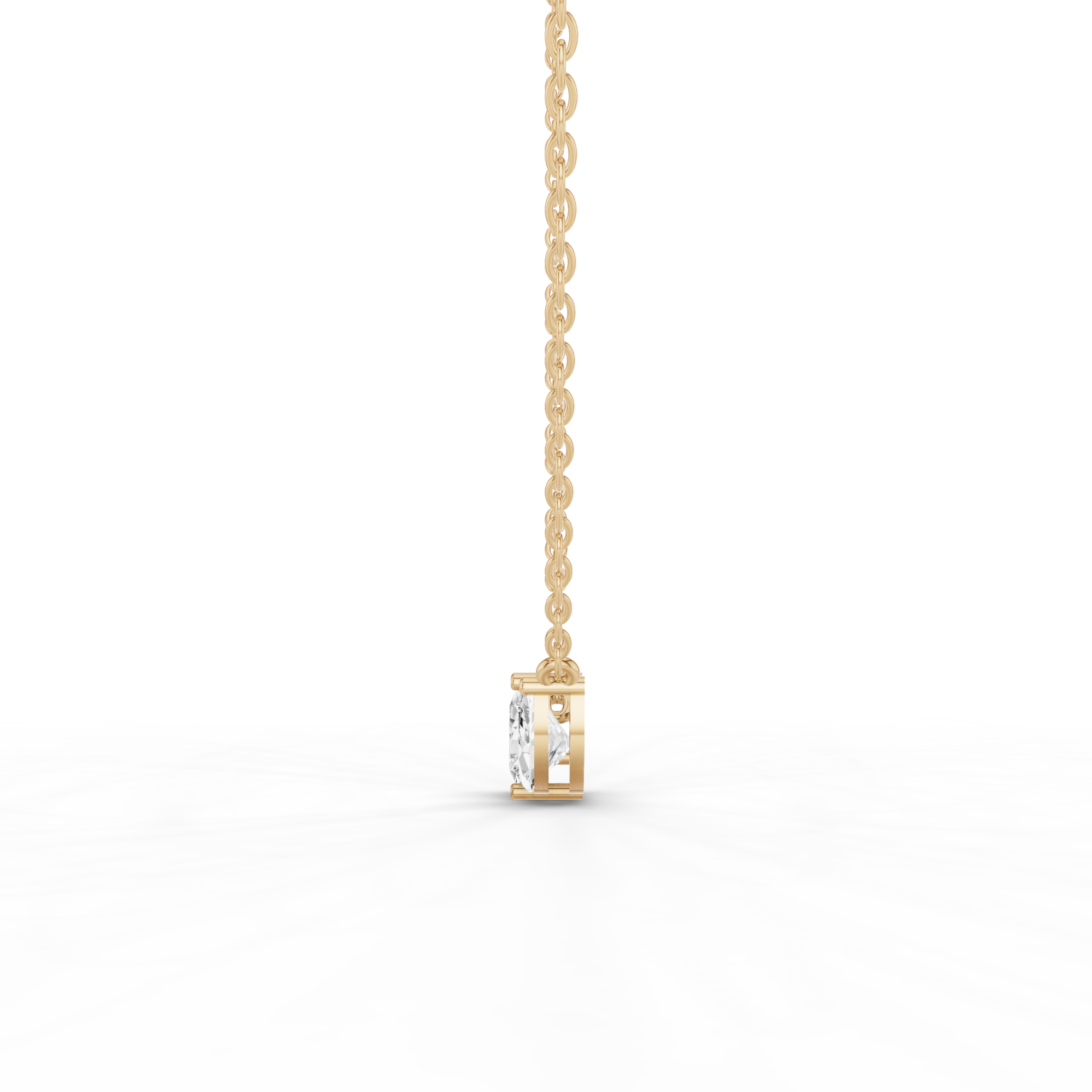Dainty Two Stone Necklace 2 CT