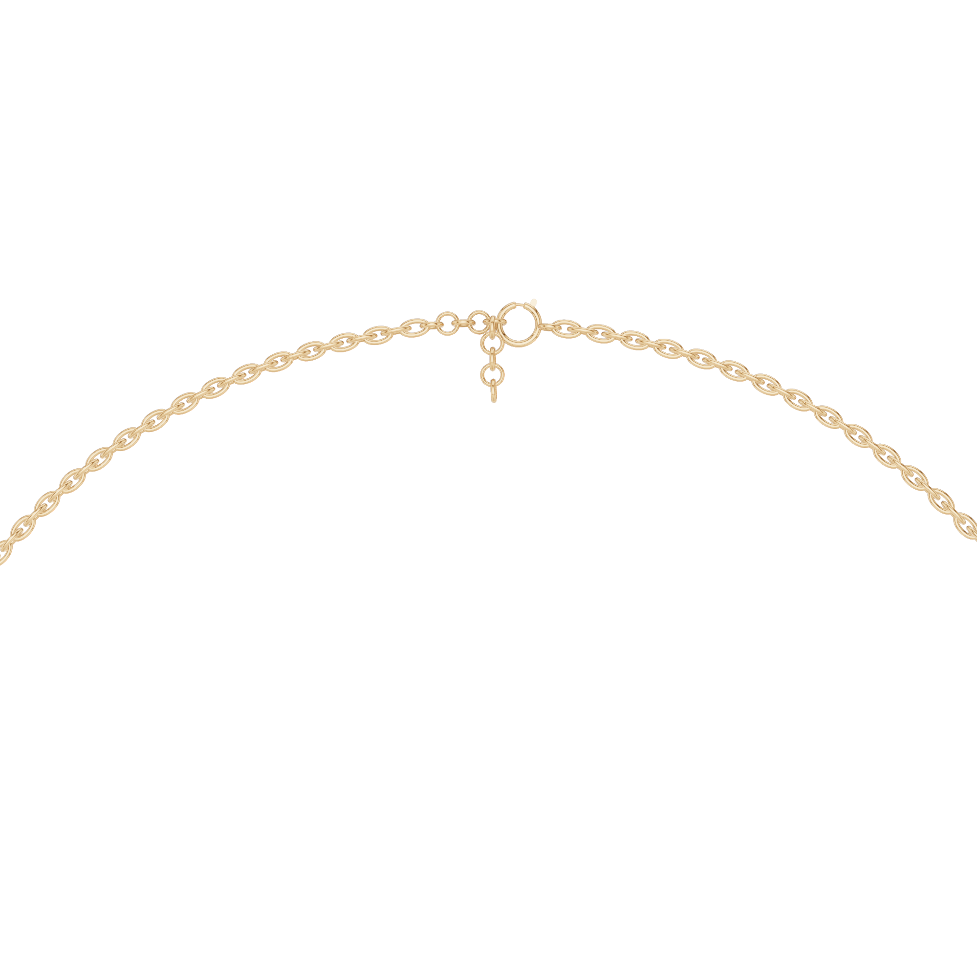 Round Solitaire Necklace 2.5 CT