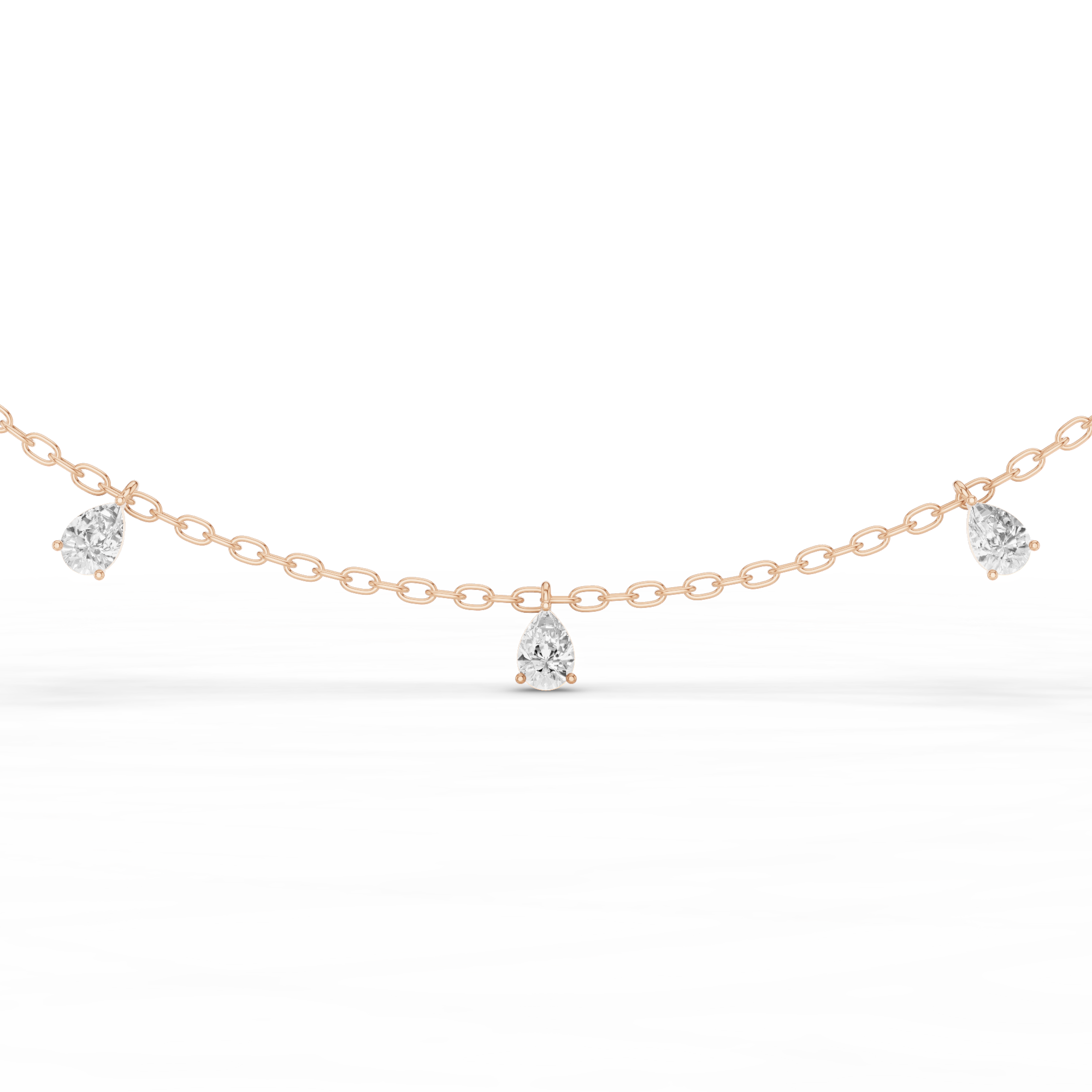 Pear Station Necklace