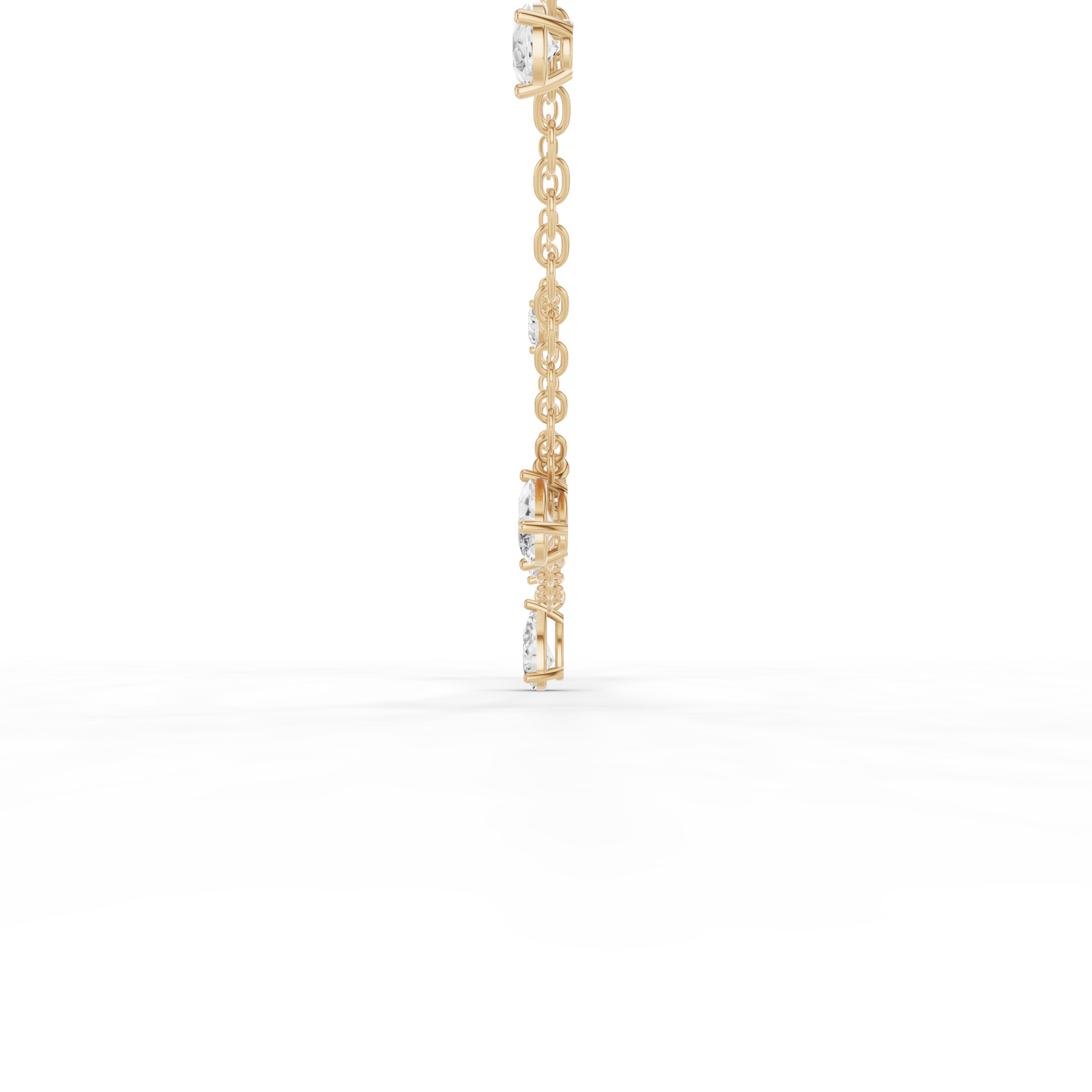 Pear Station Necklace