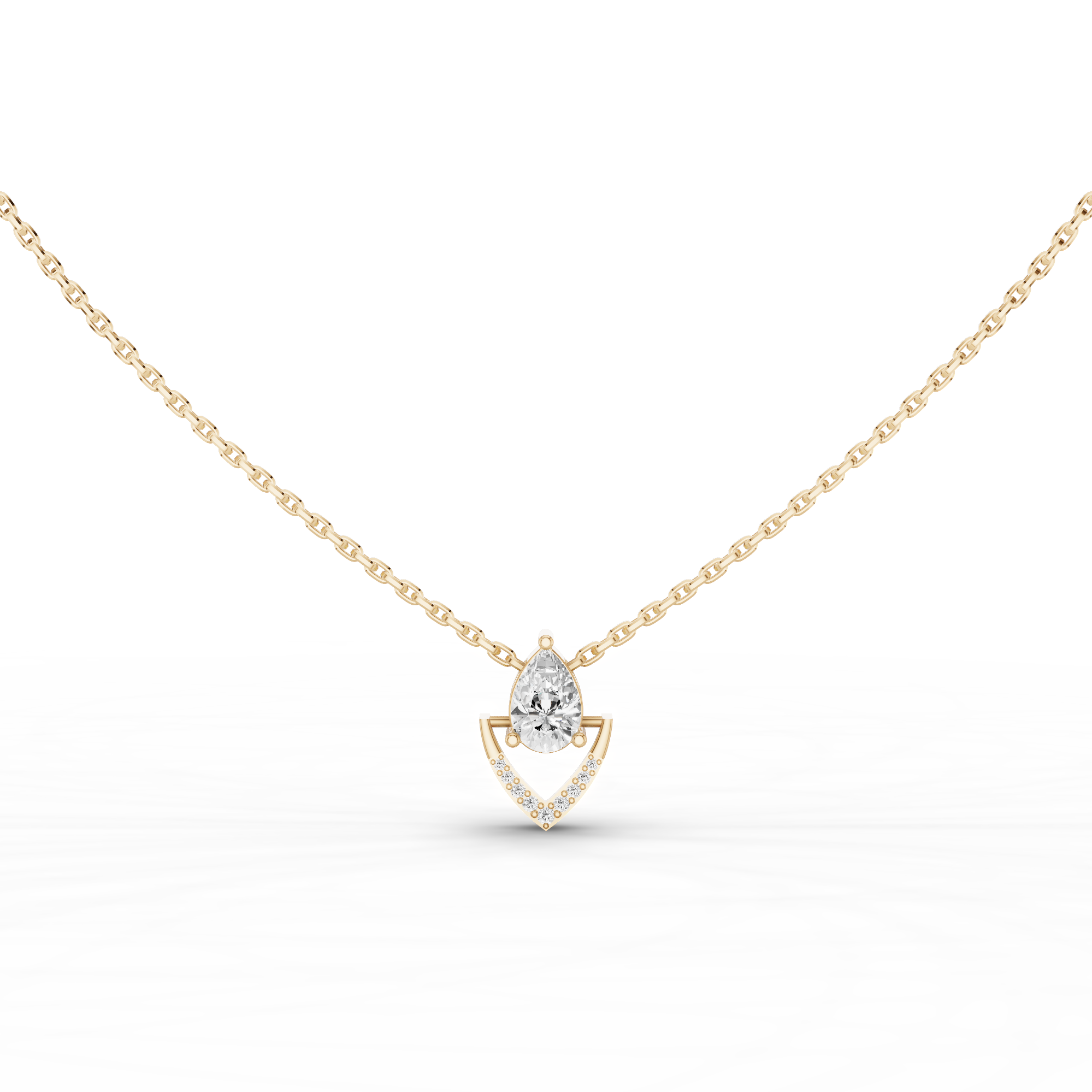 V Pendant Necklace
