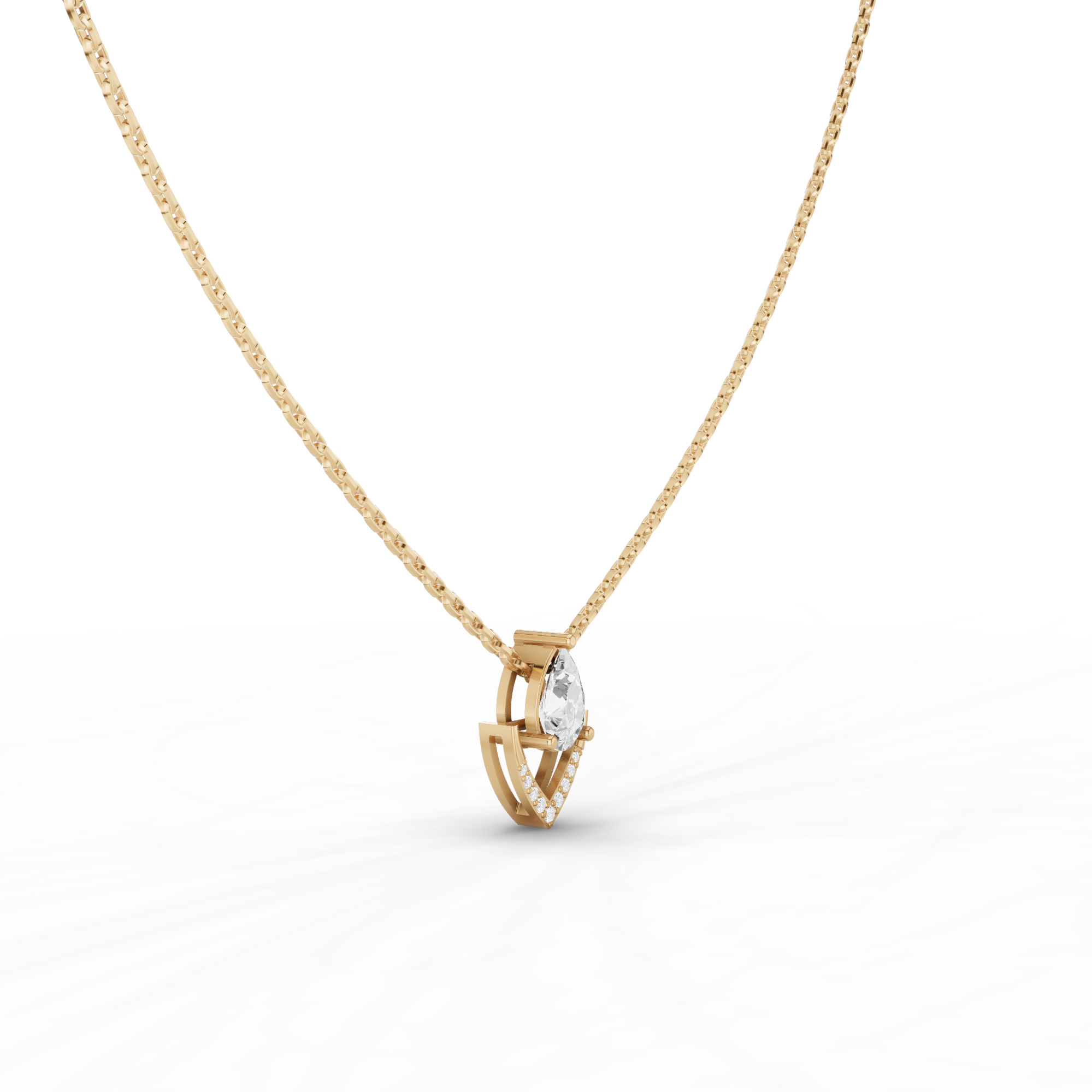 V Pendant Necklace